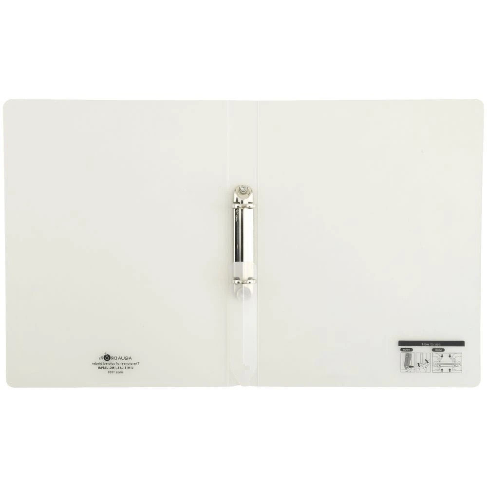 3 Aqua Drops Binder A4 2 O-Ring 18mm Twist White, 3 of 6