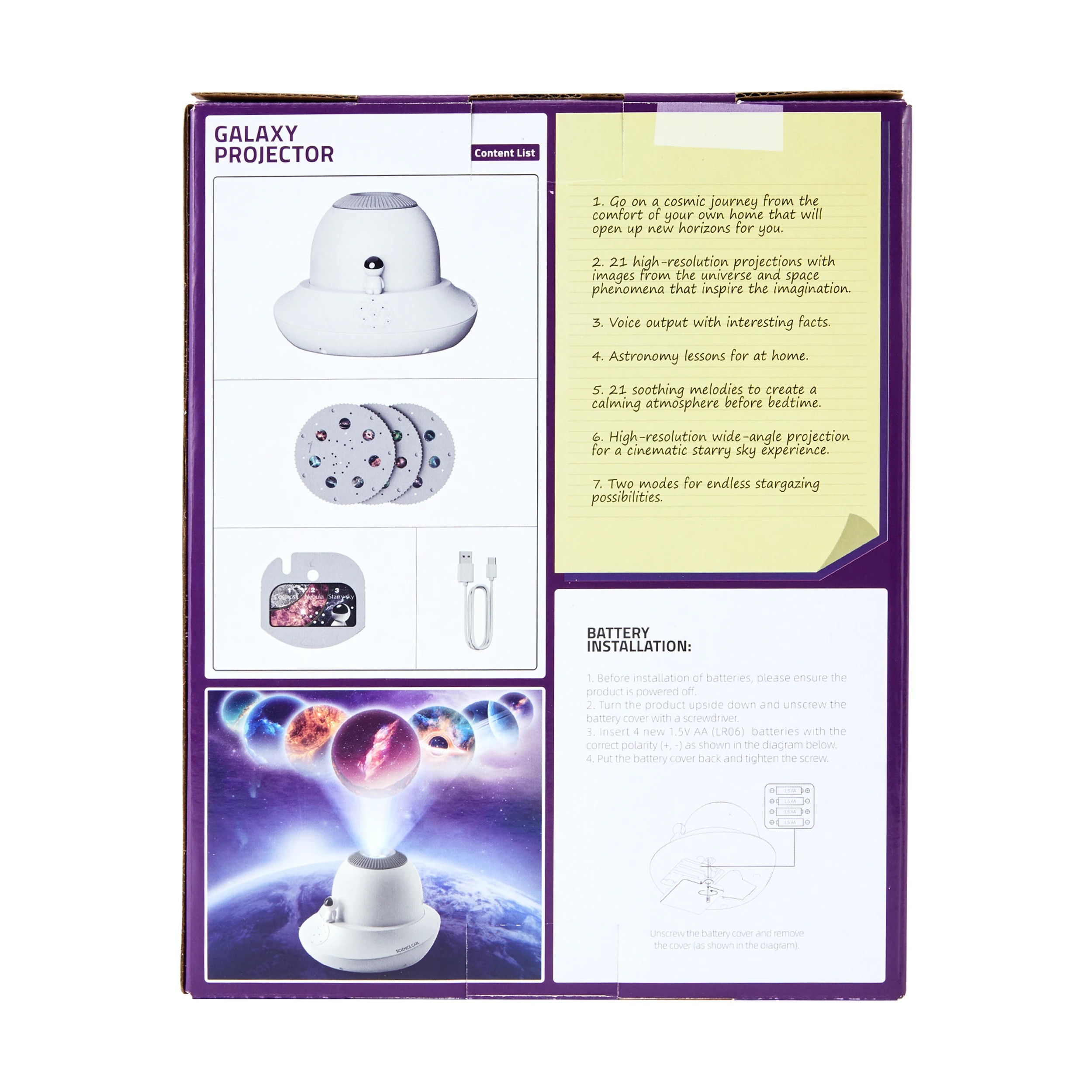 10 Galaxy Projector, 10 of 10