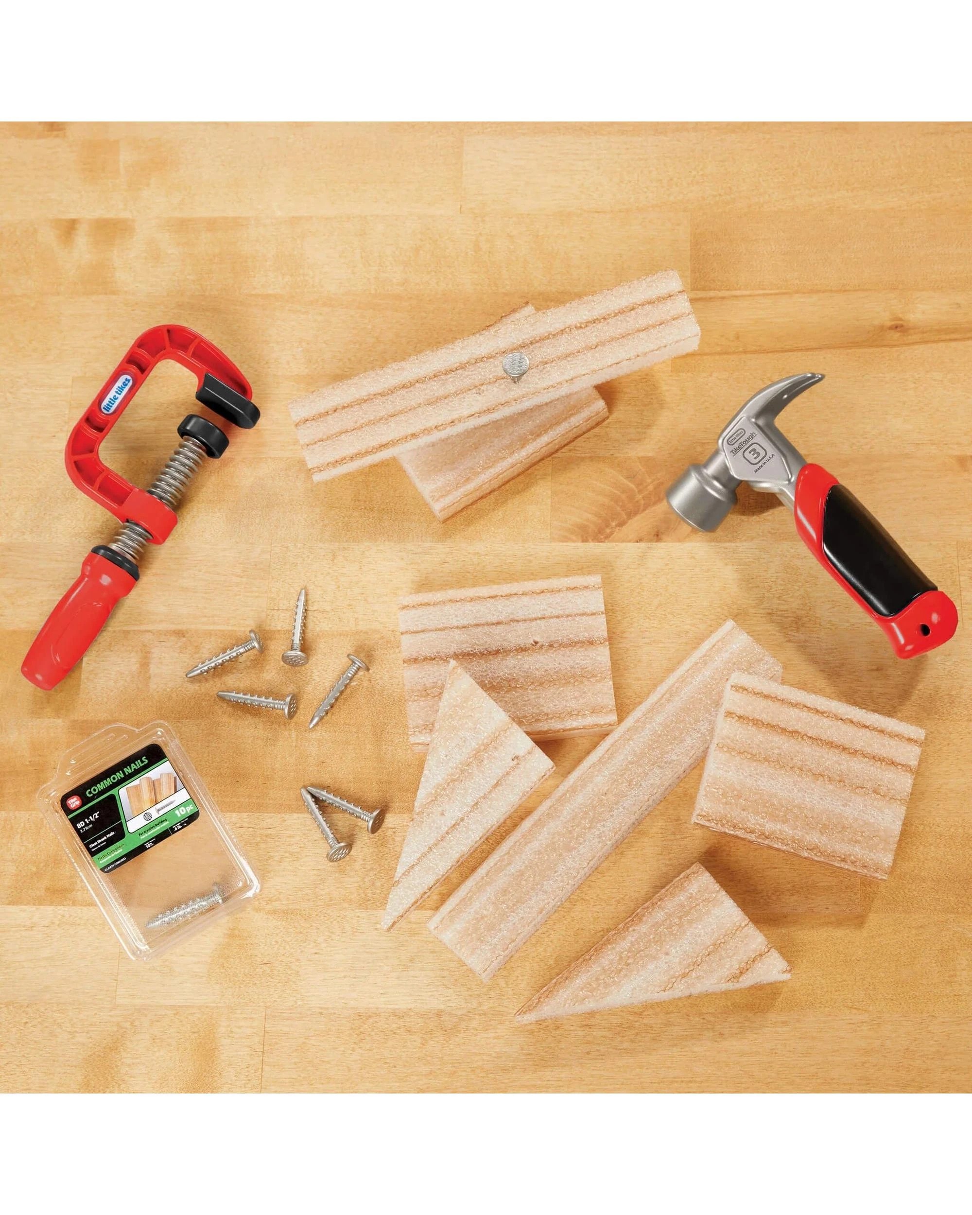 3 Little Tikes Creative Construction Hammer and Nail Set, 3 of 5