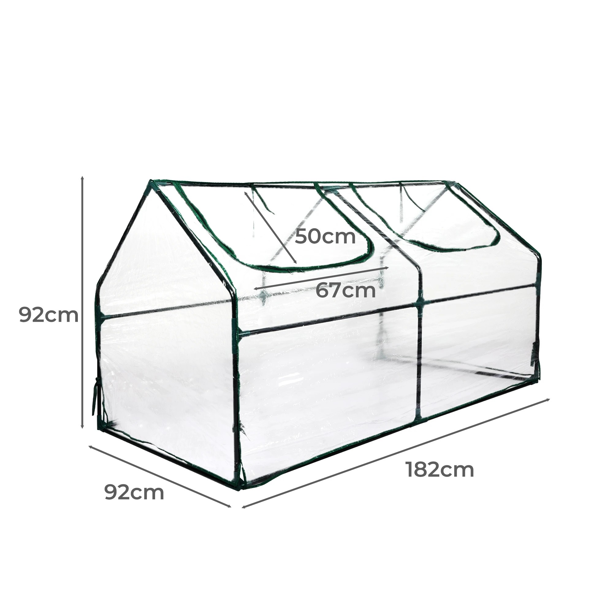 3 Levede Greenhouse Flower Garden Shed PVC Cover Frame Film Tunnel Green House, 3 of 8