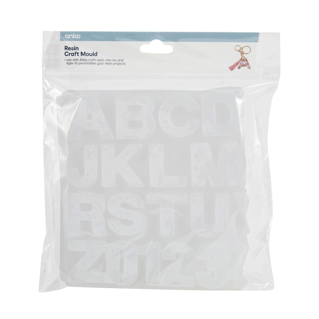1 Resin Craft Mould - Alphabet, 1 of 3