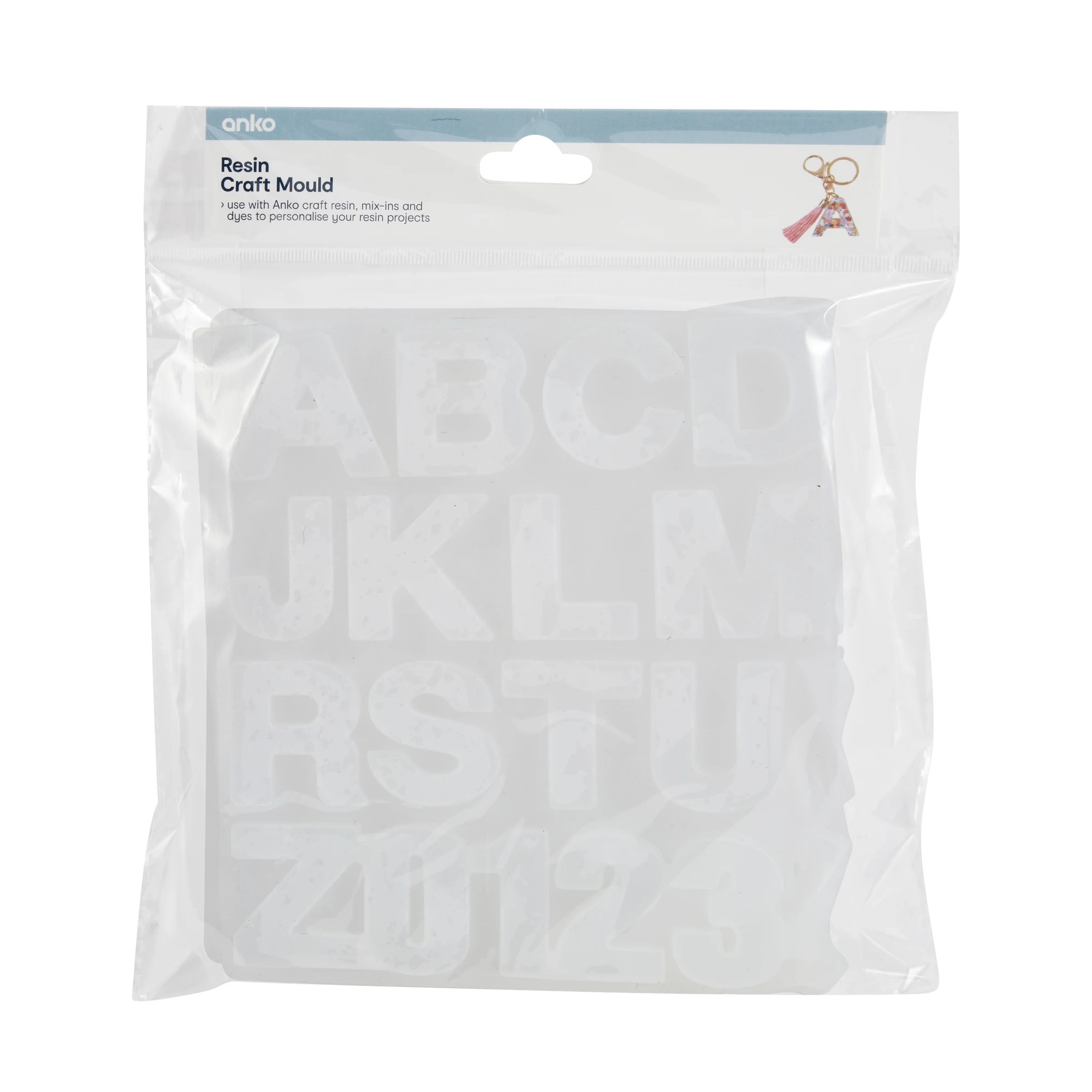 1 Resin Craft Mould - Alphabet, 1 of 3