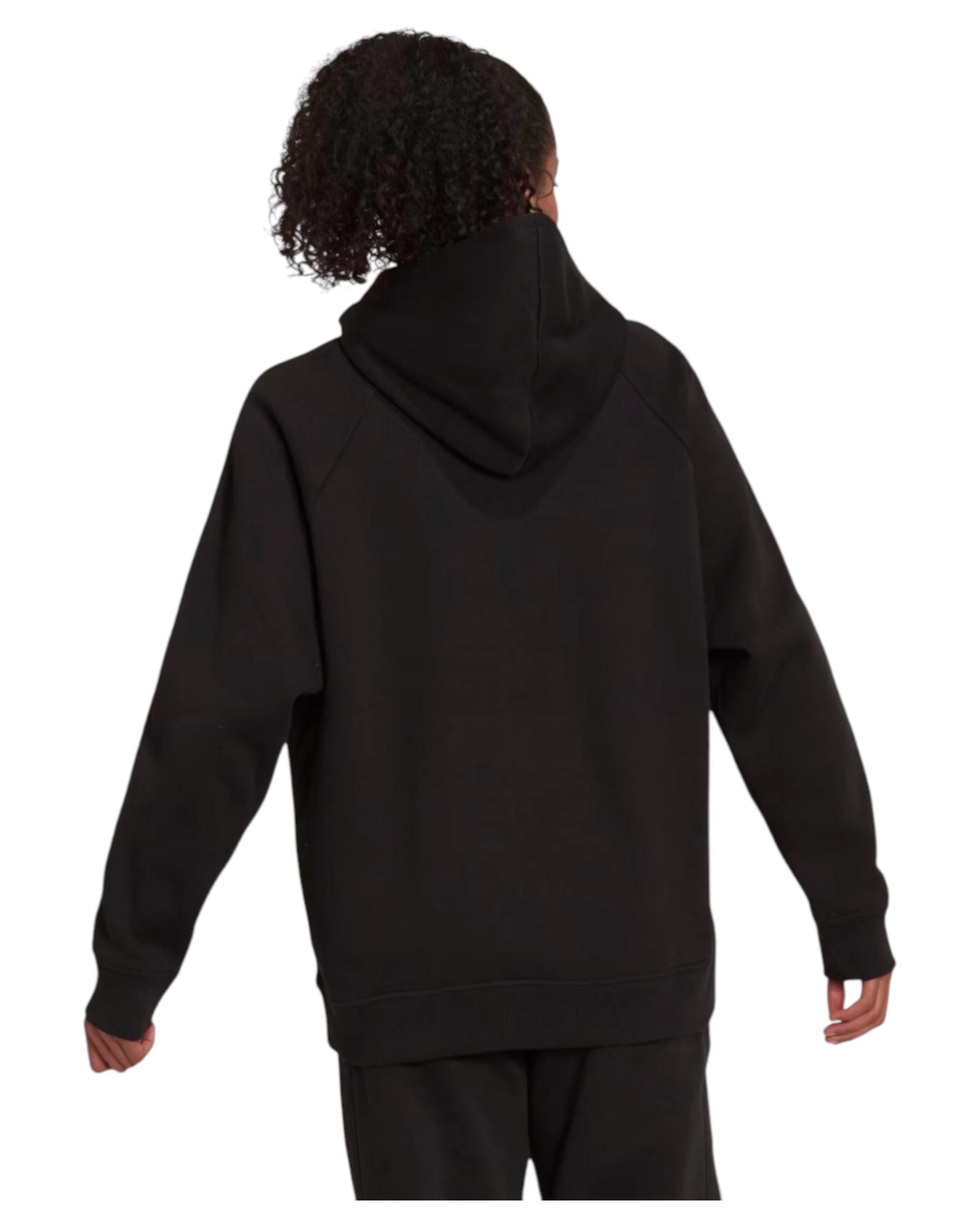 6 Adidas Womens ALL SZN Fleece Boyfriend Black Hoodie BLACK, 6 of 6