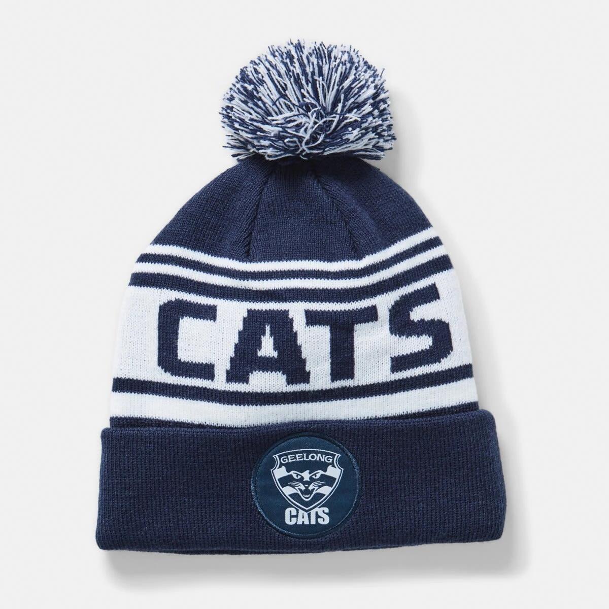 1 Official AFL Adult Beanie Geelong, 1 of 6