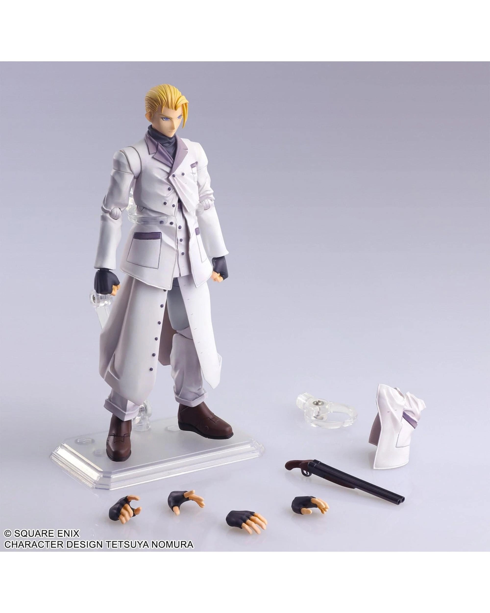 8 Bring Arts Final Fantasy VII Rufus Shinra Action Figure, 8 of 9