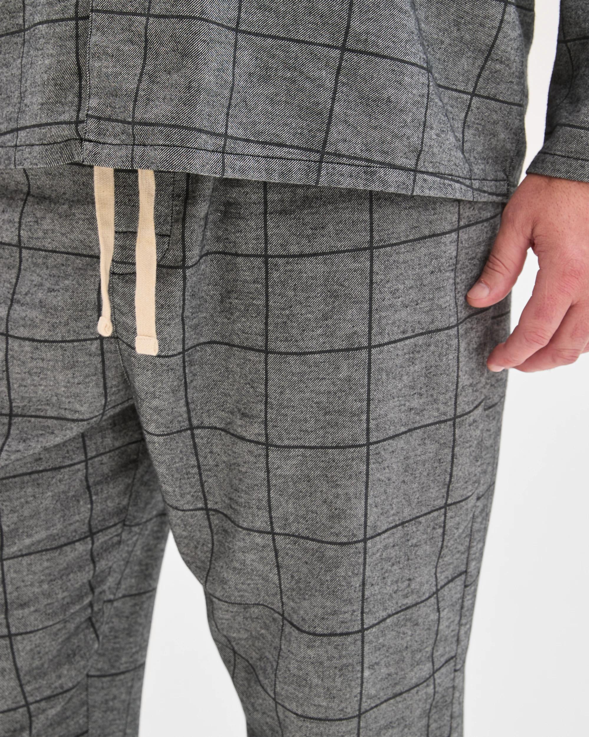 6 Target Man Plus Size Flannelette Pyjama Set CHARCOAL, 6 of 7