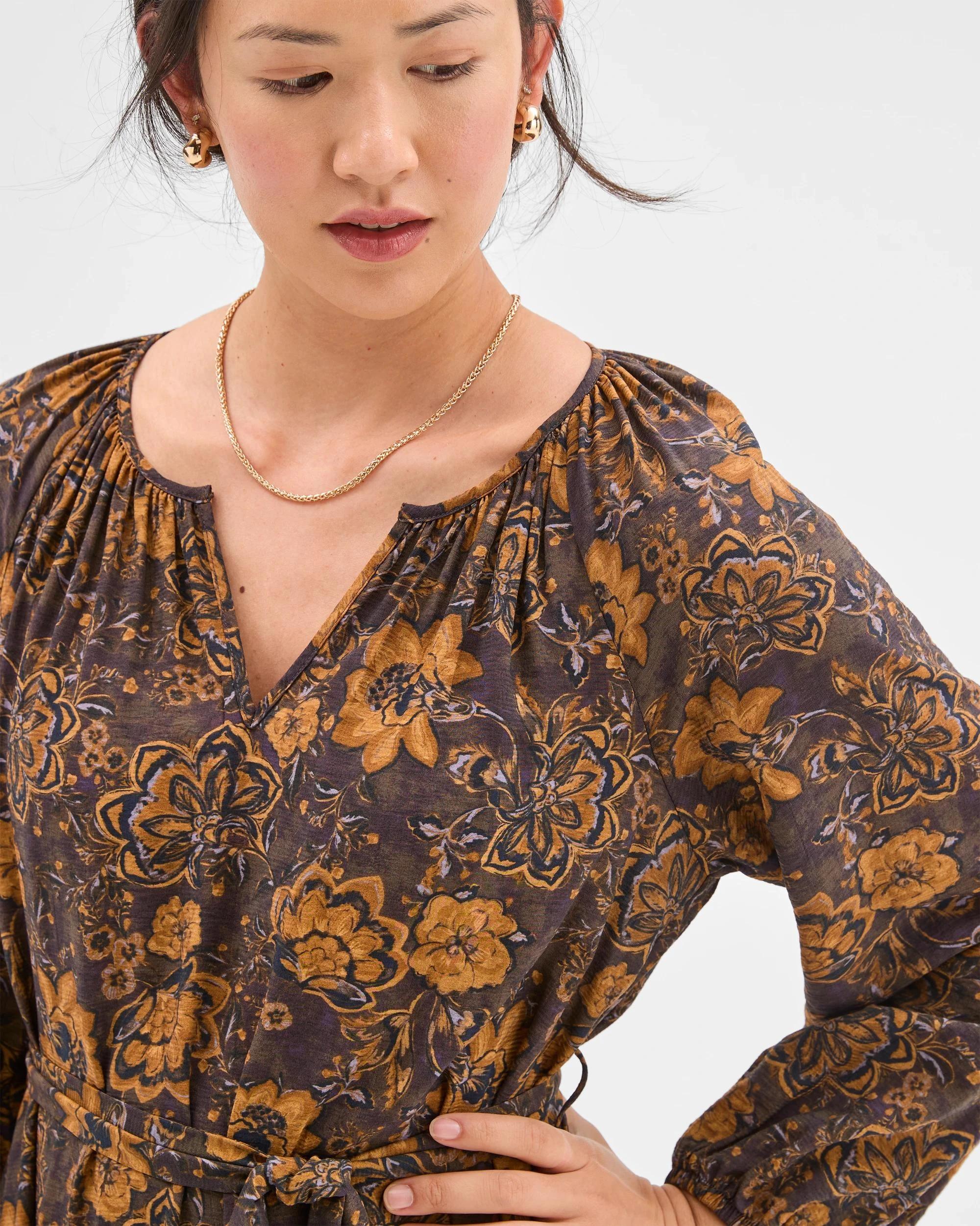 5 Target Woman Drop Waist Maxi Dress PAISLEY, 5 of 7