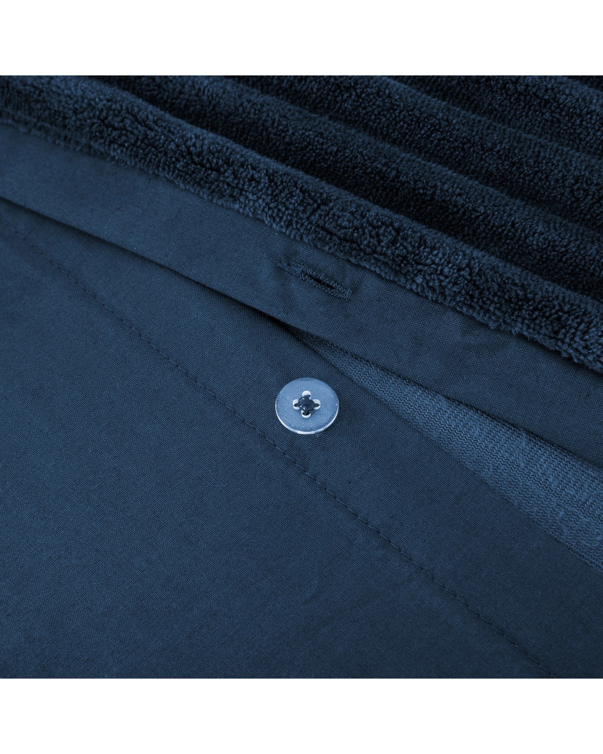 5 Dreamaker Signature Embossed Corduroy Fleece Quilt Cover Set - King Single Bed - Teal, 5 of 7