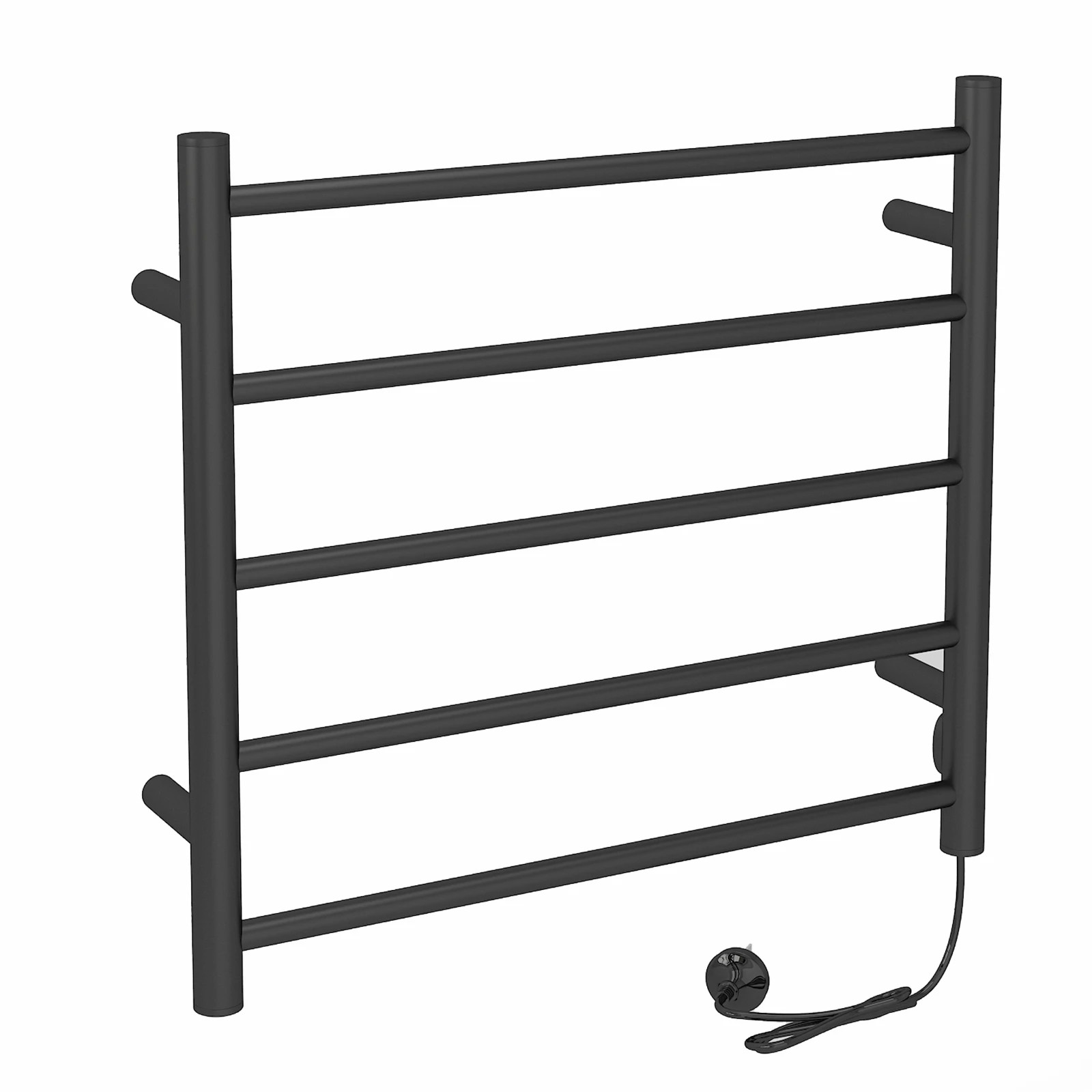 1 Advwin Electric Wall Mounted Heated Towel Rail - Black, 1 of 6