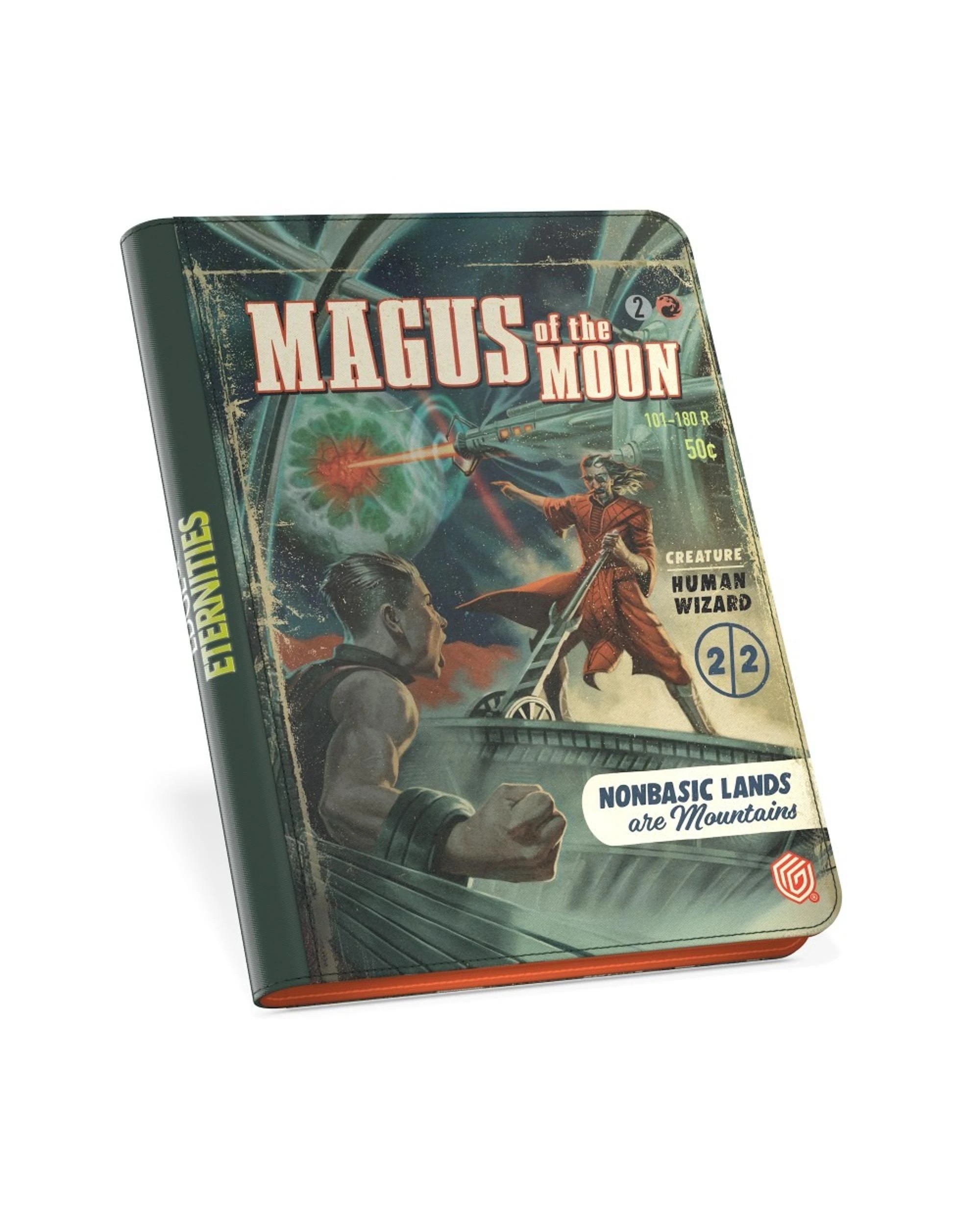 1 Ultimate Guard Magic the Gathering Edge of Eternities XenoSkin Zipfolio 360 Magus of the Moon Portfolio - Orange, 1 of 5