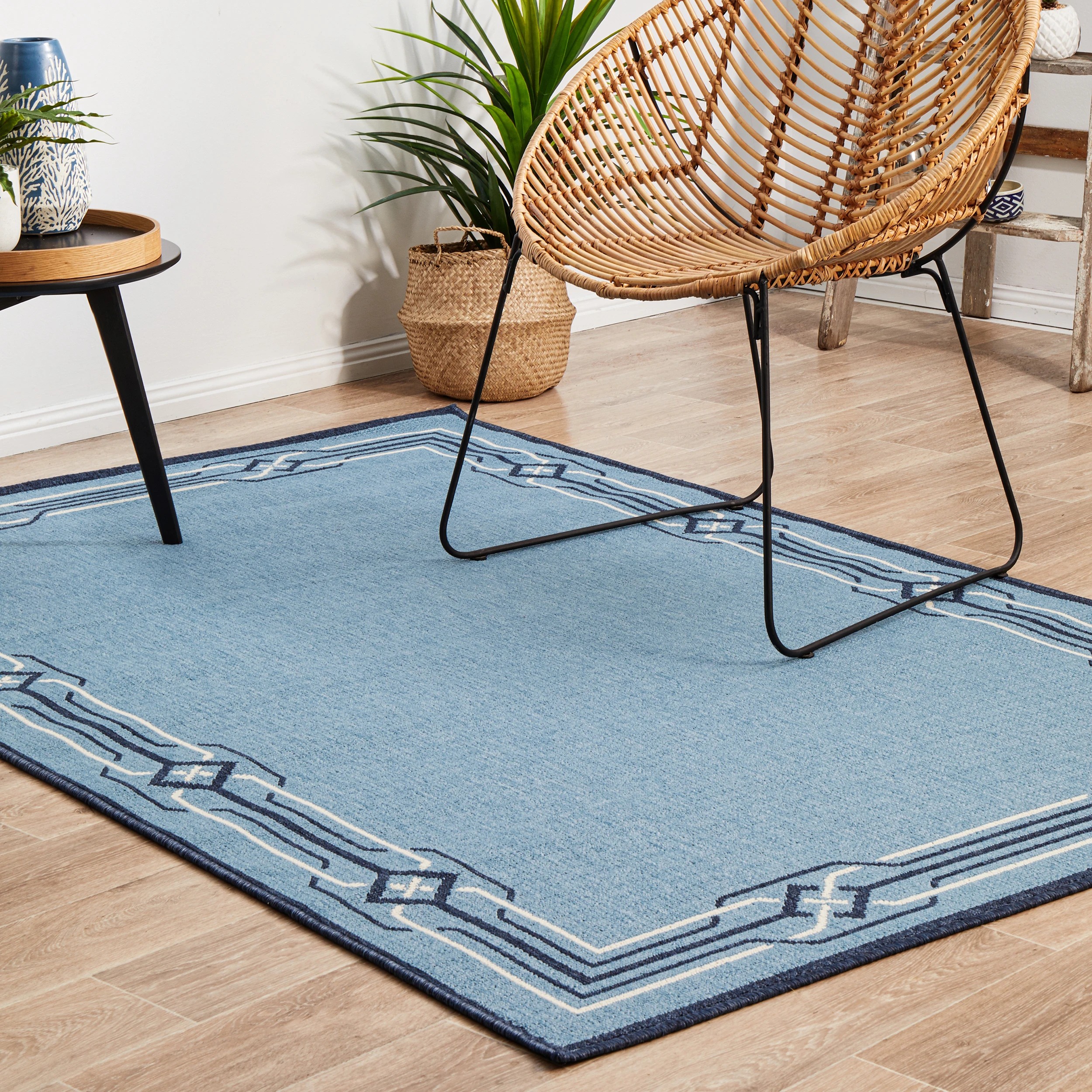 3 Common Ground Rugs Coastline 6666 280x190cm - Large Outdoor Rug - Blue, 3 of 8