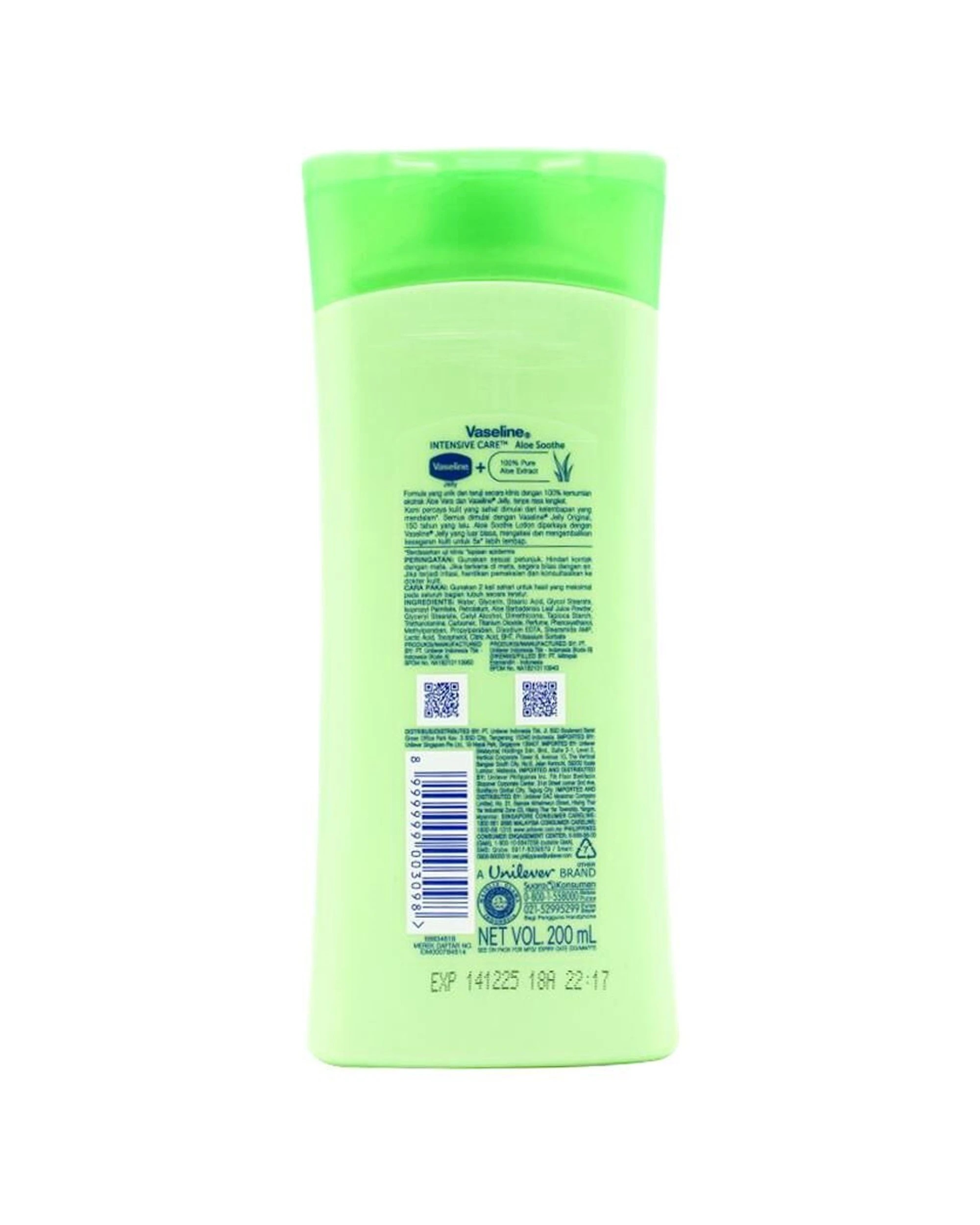 3 Vaseline Aloe Soothe Intensive Care Moisturising Lotion 6PK 200ml - Green, 3 of 4