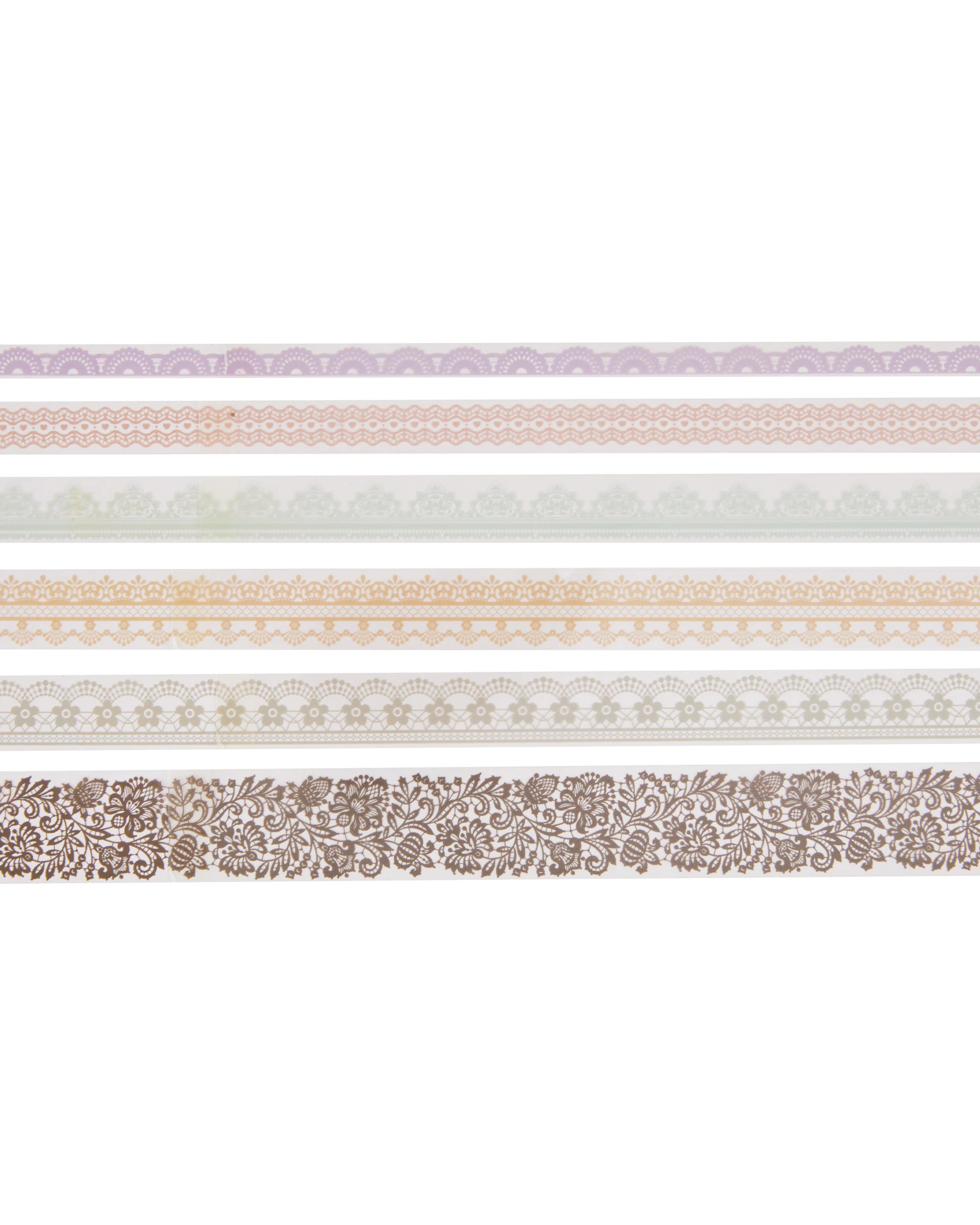 3 6 Pack Decorative Tapes - VIntage Lace, 3 of 3