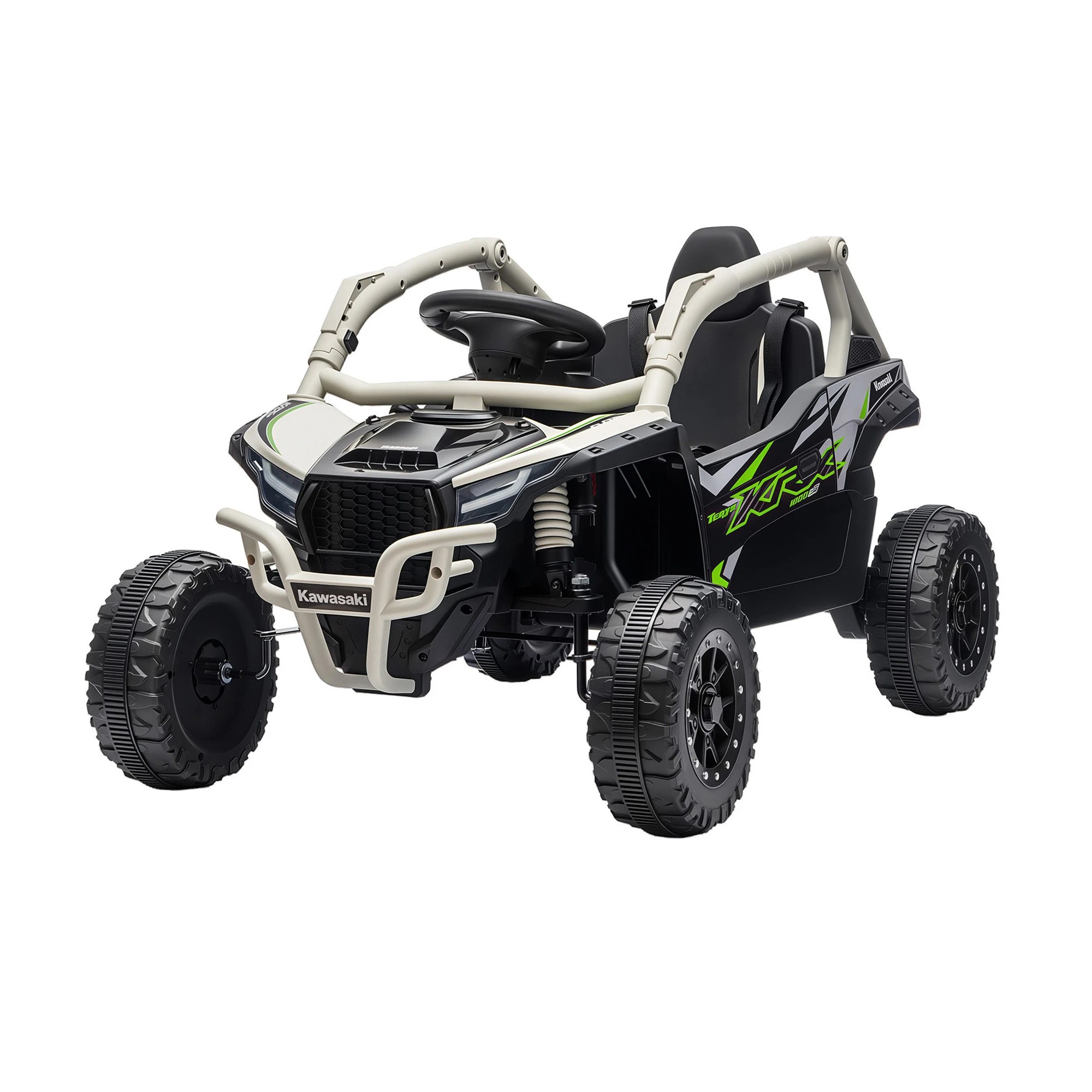1 Kids Ride On Car Off-Road Licensed KRX1000 Electric Ride-On Toy with Remote Control - Grey, 1 of 9