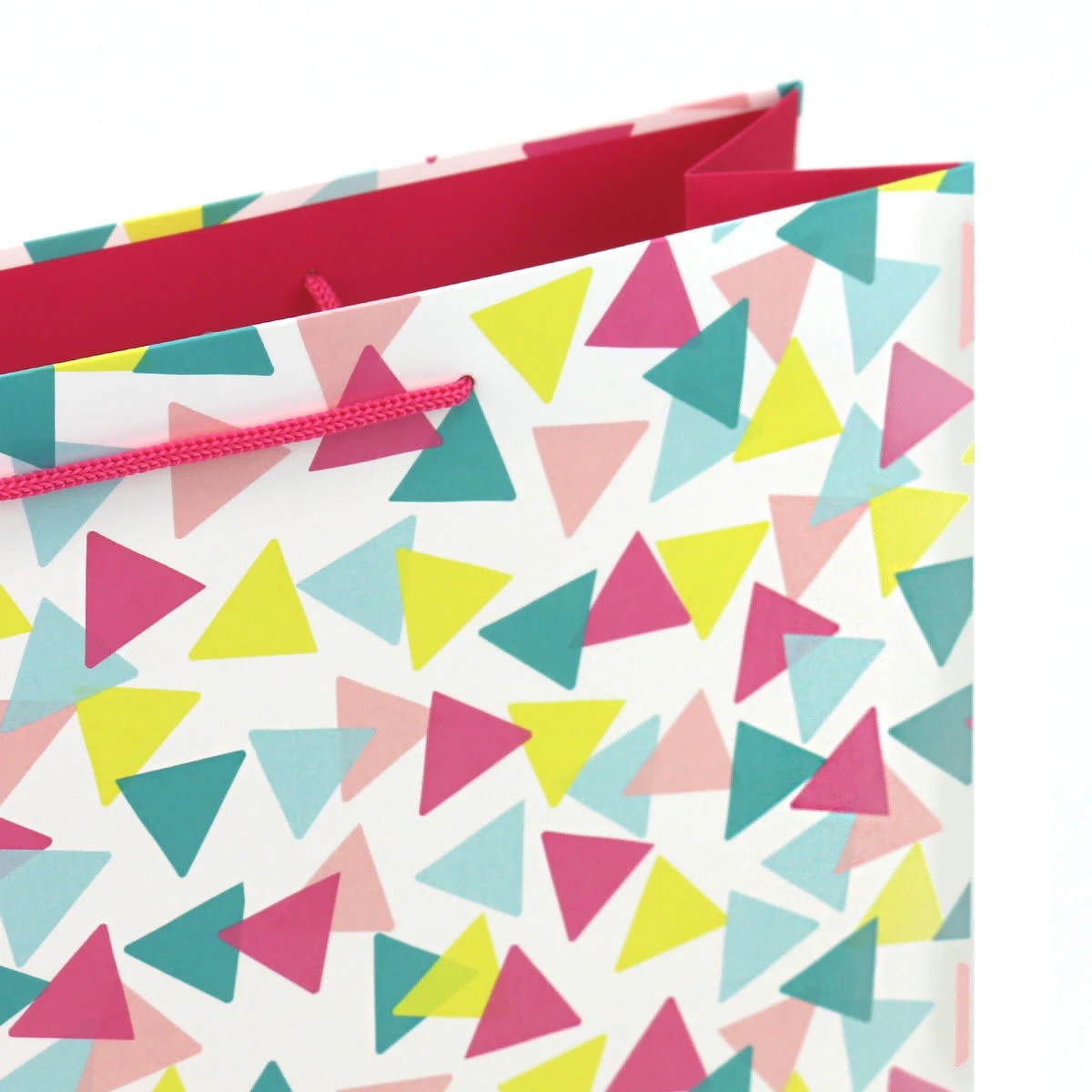 3 Hallmark Gift Bag - Jumbo, Colourful Triangles, 3 of 3