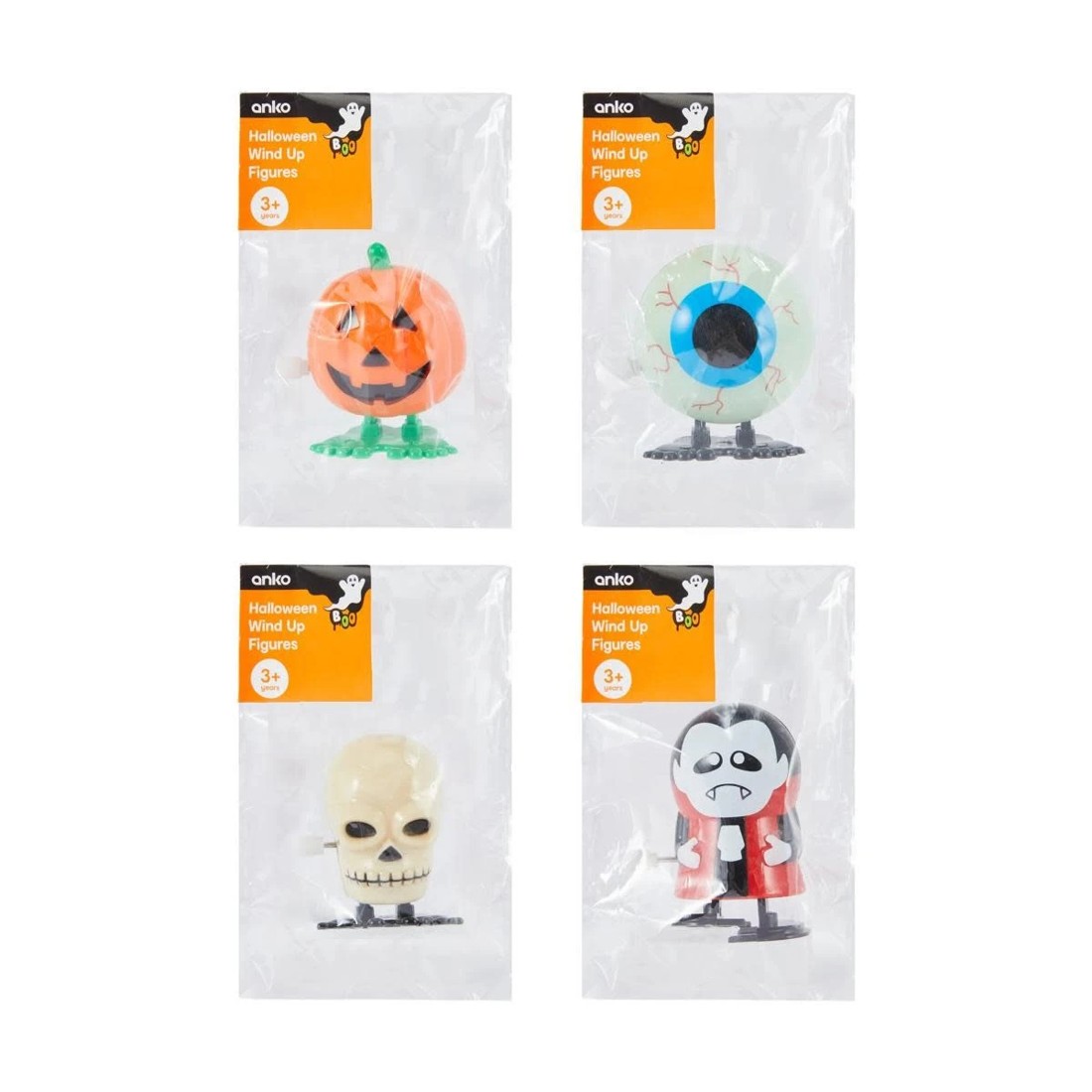 4 Halloween Wind Up Figure - Assorted, 4 of 4