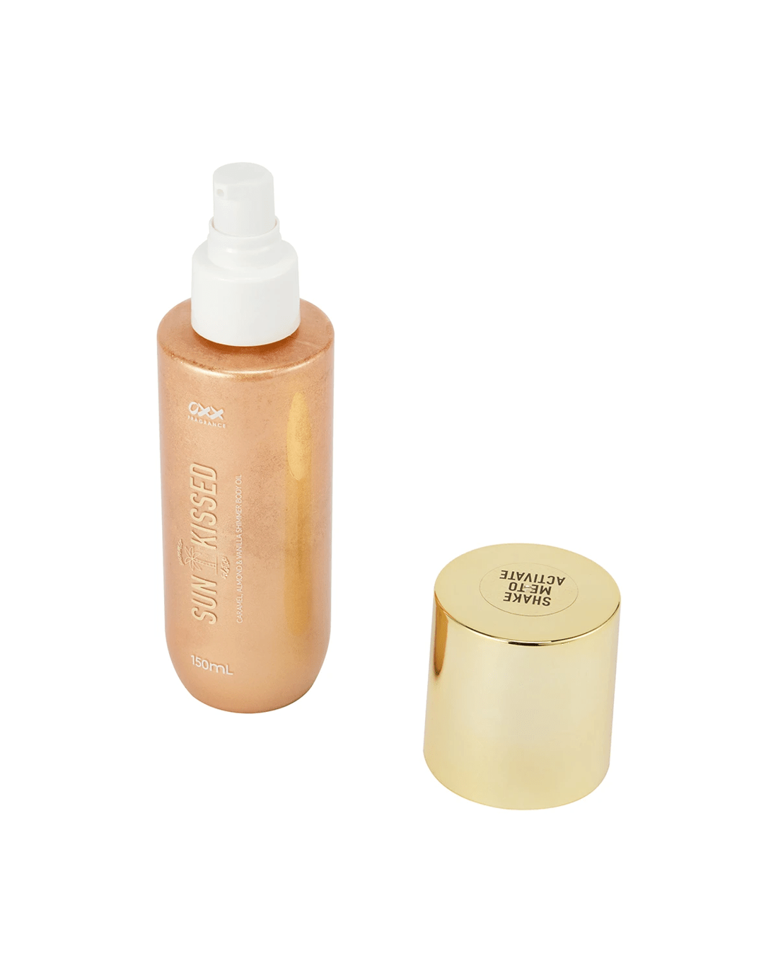 2 OXX Fragrance Sun Kissed Summer Solstice Shimmer Body Oil 150ml - Caramel, Almond and Vanilla, 2 of 6