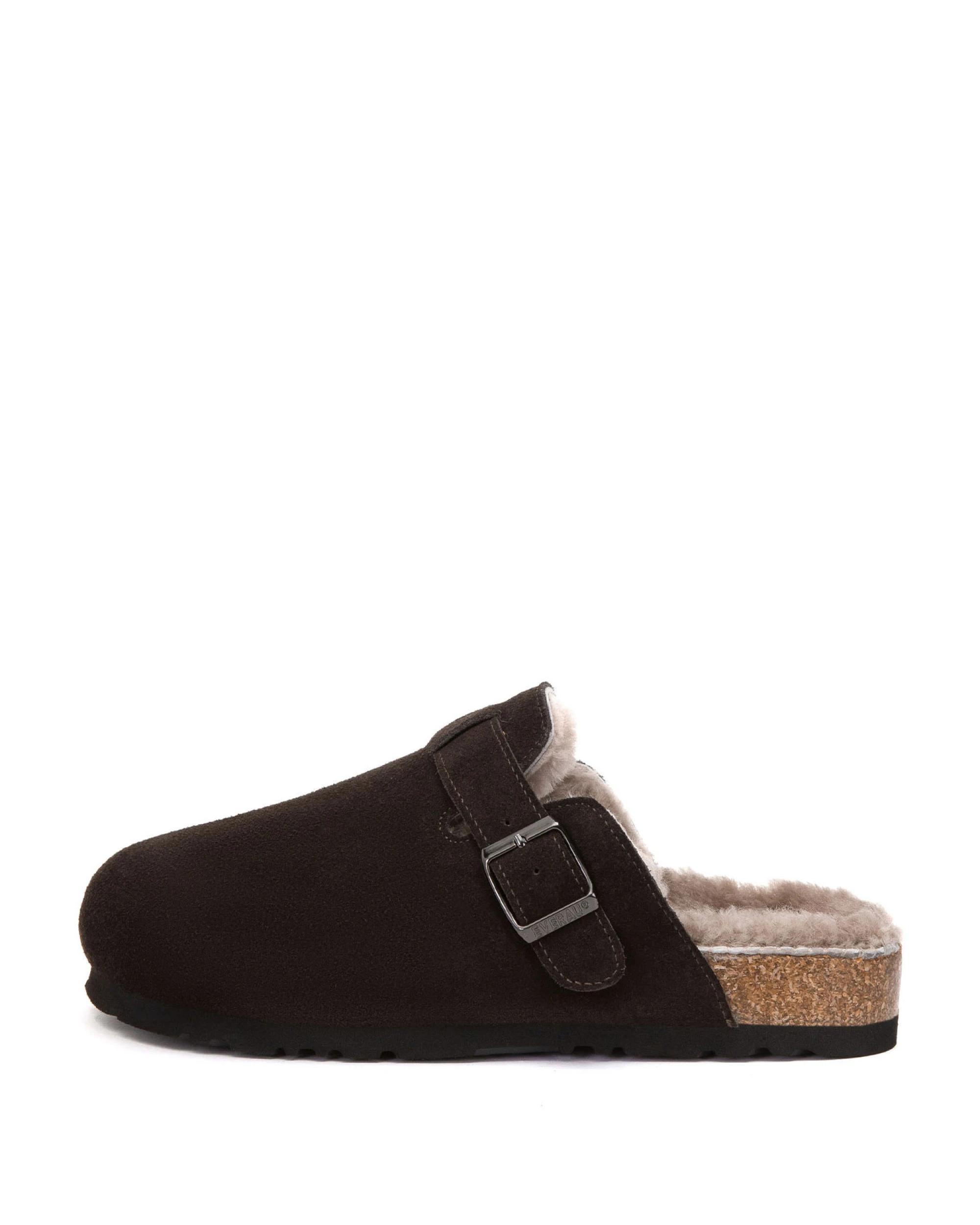 4 Everau Womens Hazco Clogs CHOCOLATE, 4 of 5
