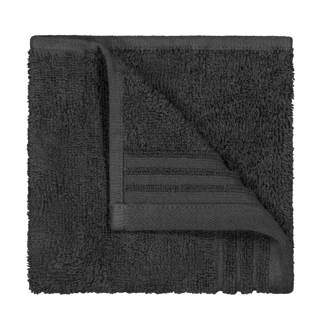 1 Edan Cotton Face Washer - Grey, 1 of 6