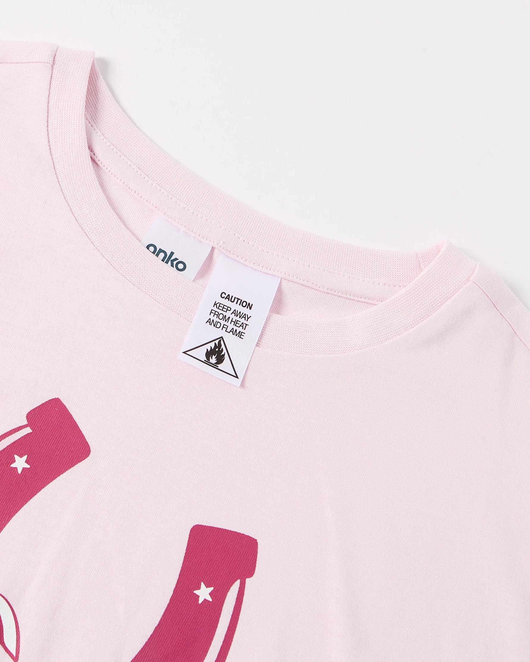 7 Jersey Pyjama Set Pnk Rdeo, 7 of 8