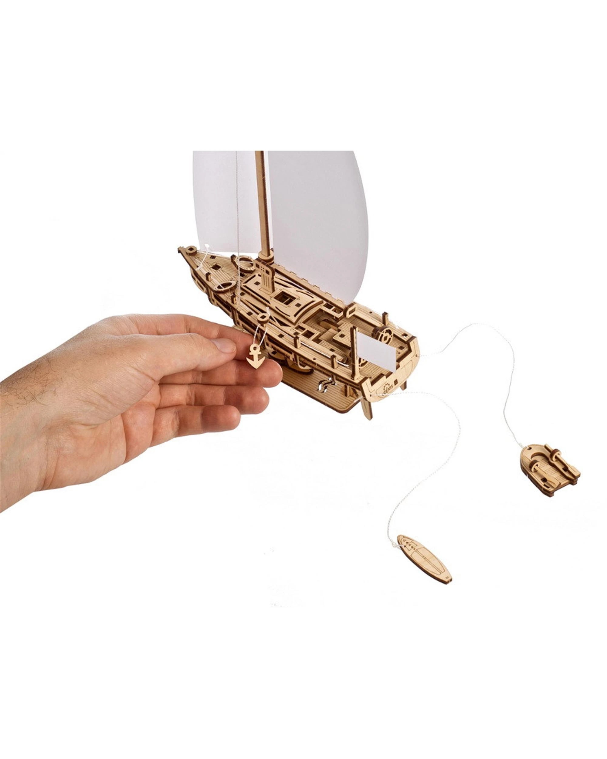 5 UGears Ocean Beauty Yacht Model Kit, 5 of 9