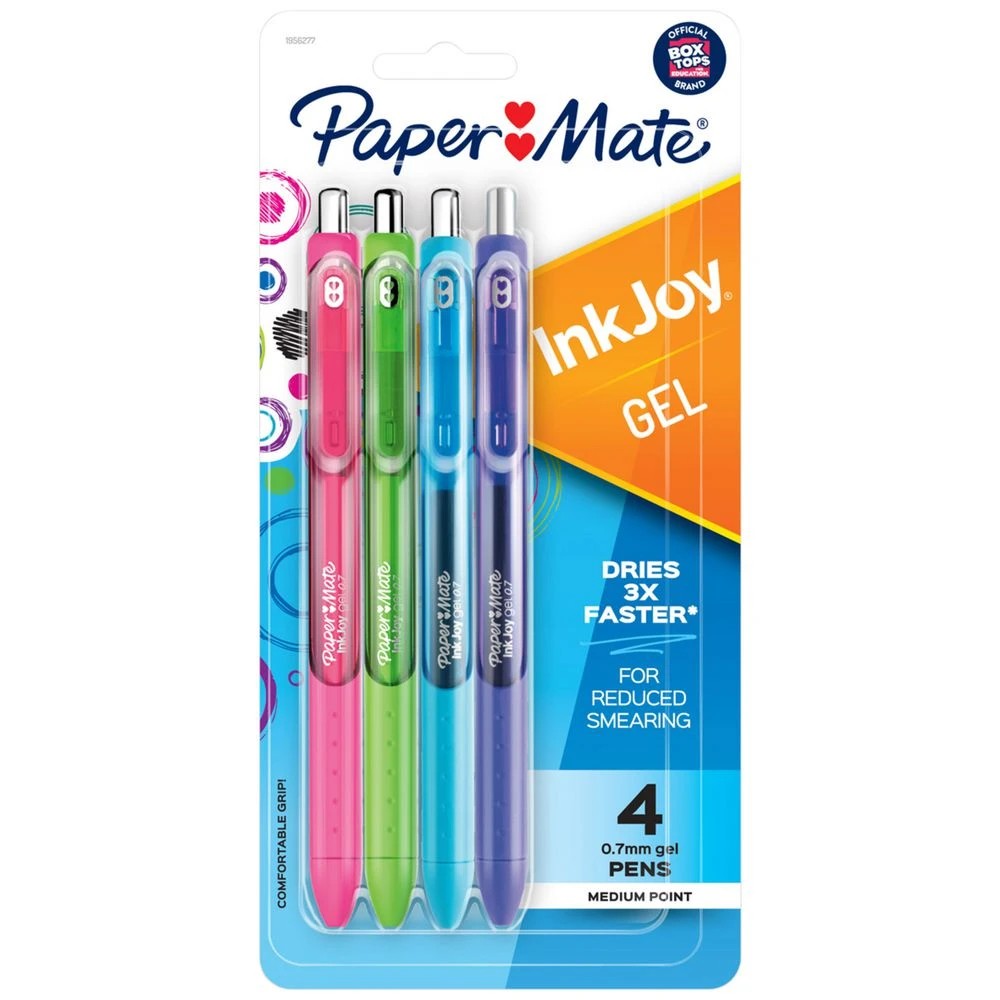 1 Paper Mate InkJoy Gel Pens 0.7mm Fashion Assorted 4 Pack, 1 of 9