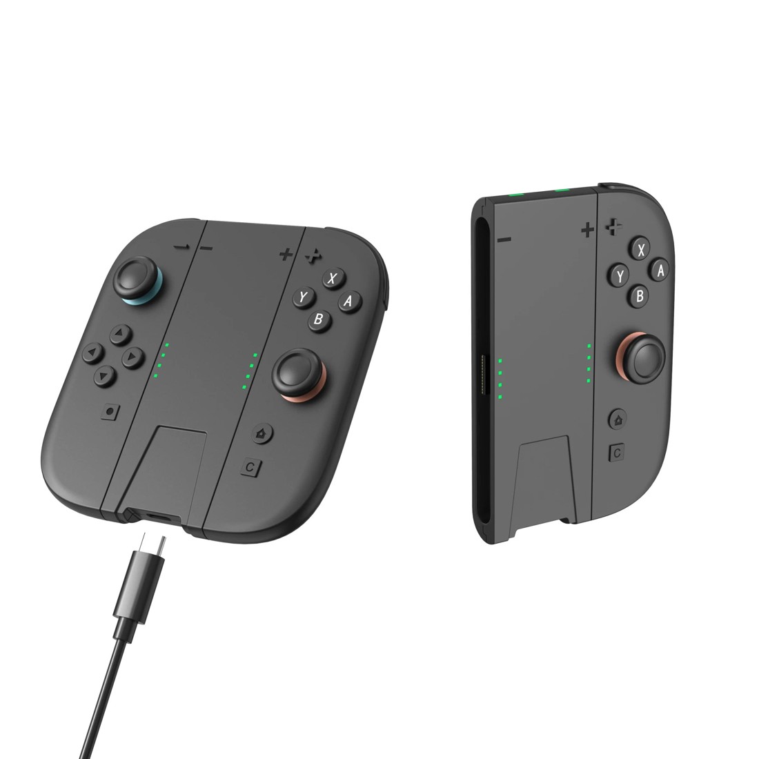 2 Powerwave Compact Dual Charging Stand - Nintendo Switch 2 - Black, 2 of 9