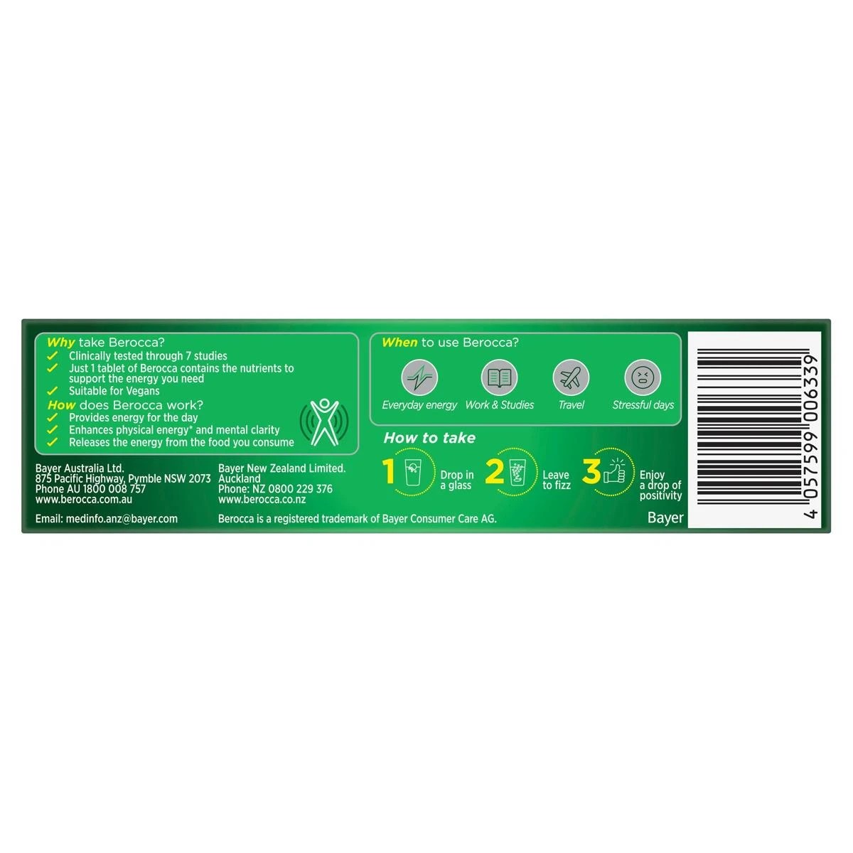 3 15 Pack Berroca Energy Orange Flavour Effervescent Tablets, 3 of 10