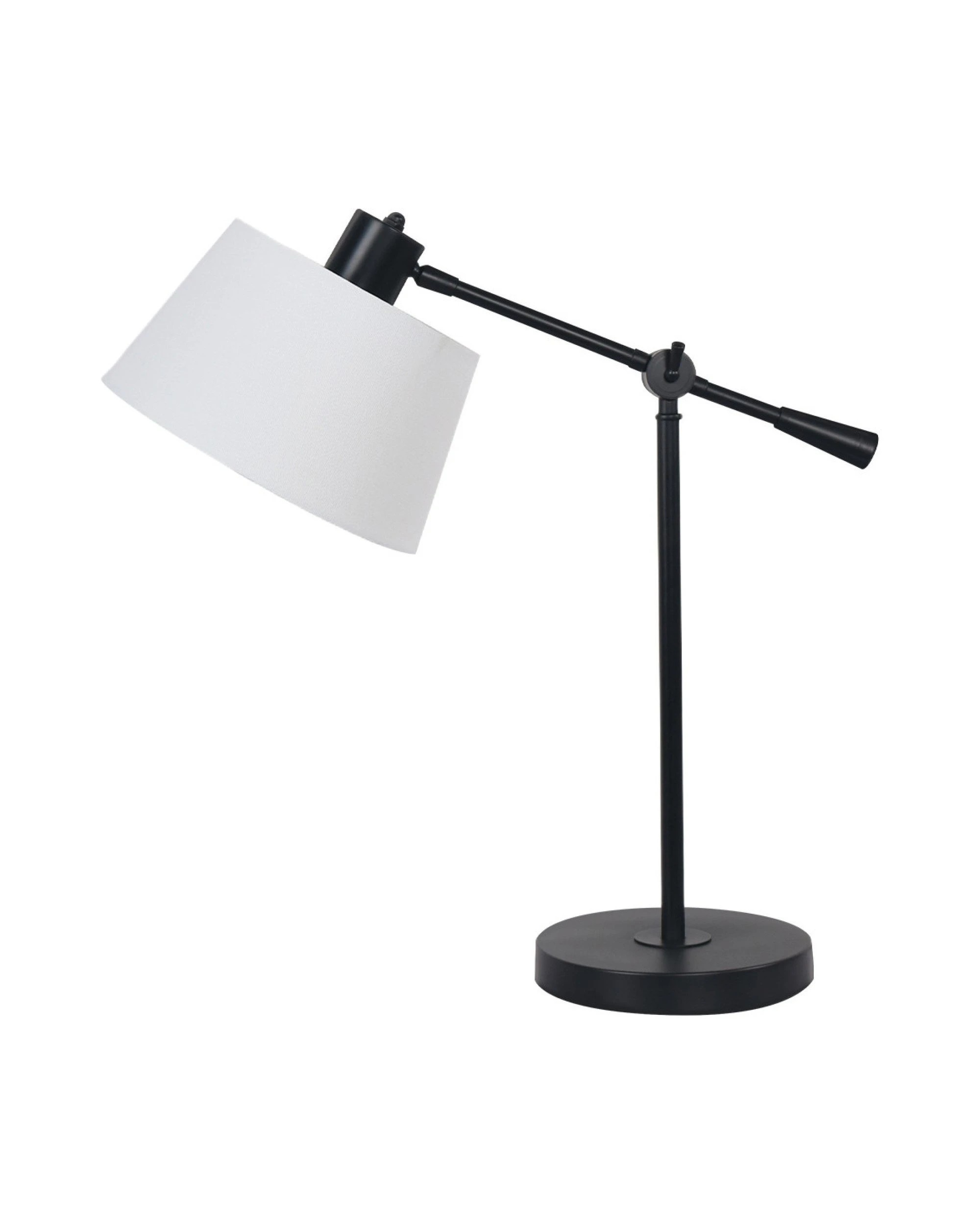 1 Sarantino Adjustable Metal Table Lamp - Black, 1 of 8