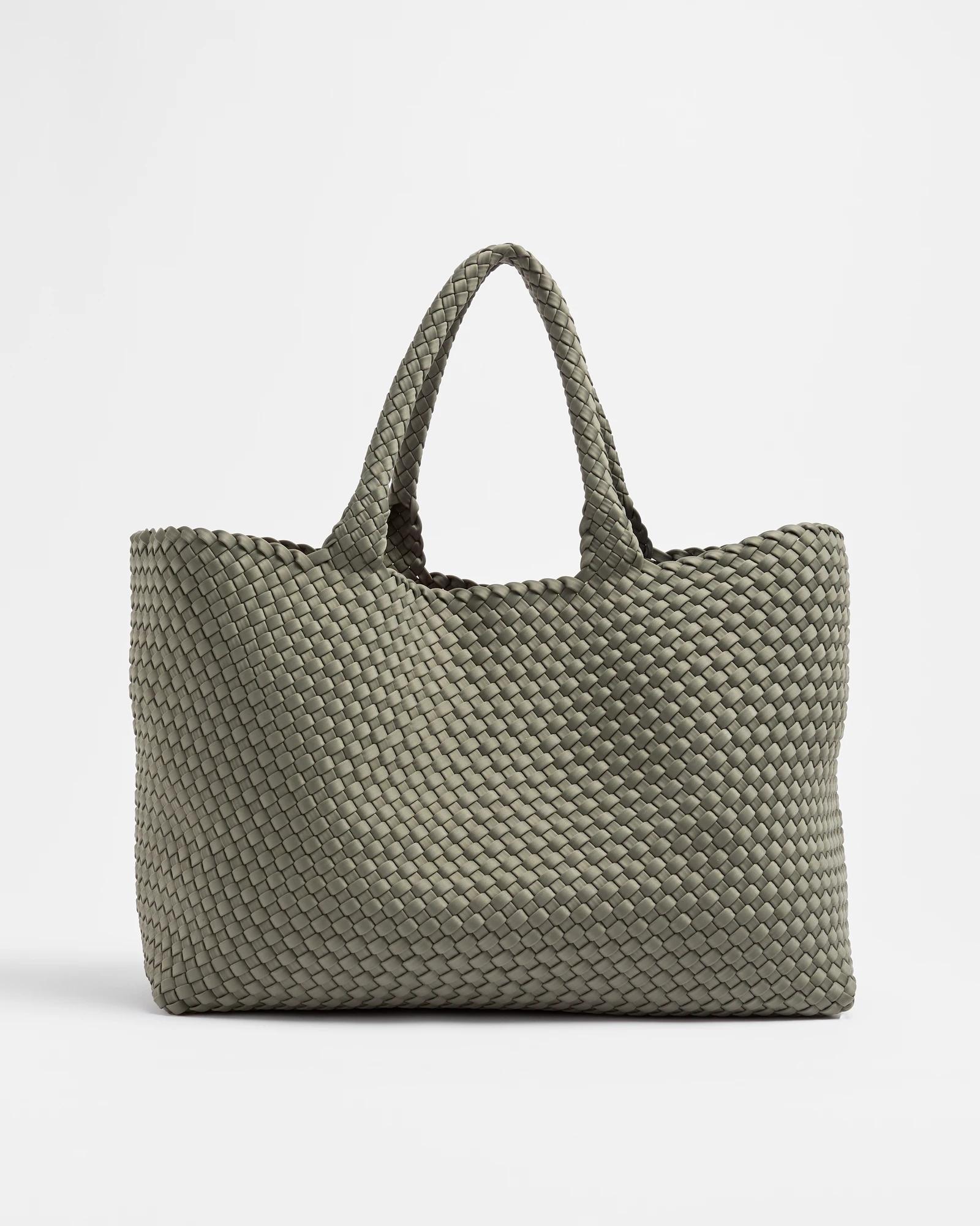 1 Target Weave Detail Tote Bag KHAKI, 1 of 2
