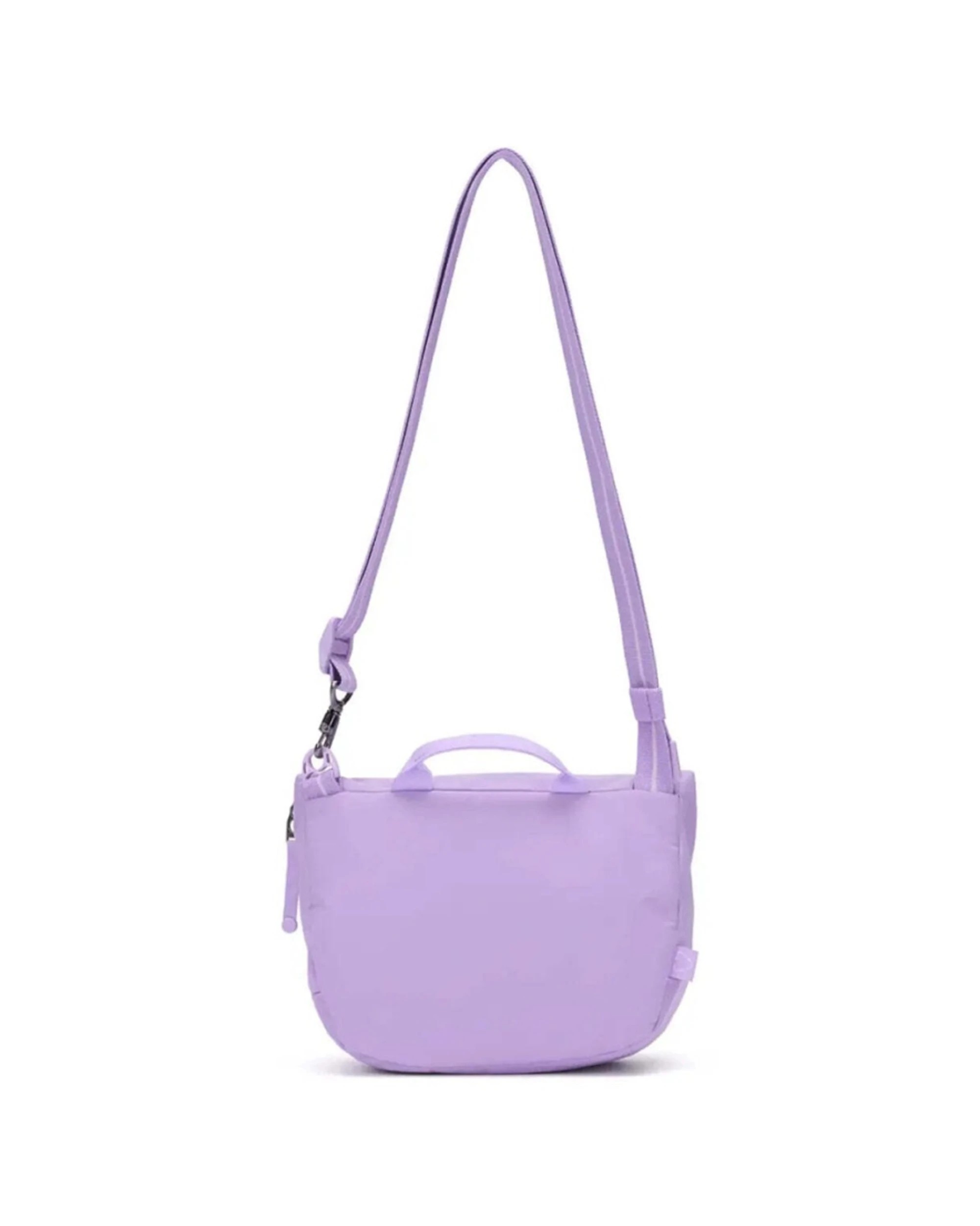 4 Pacsafe Go Anti-Theft RFID Blocking Expandable Saddle Crossbody Bag Secure Lavendar - Purple, 4 of 8