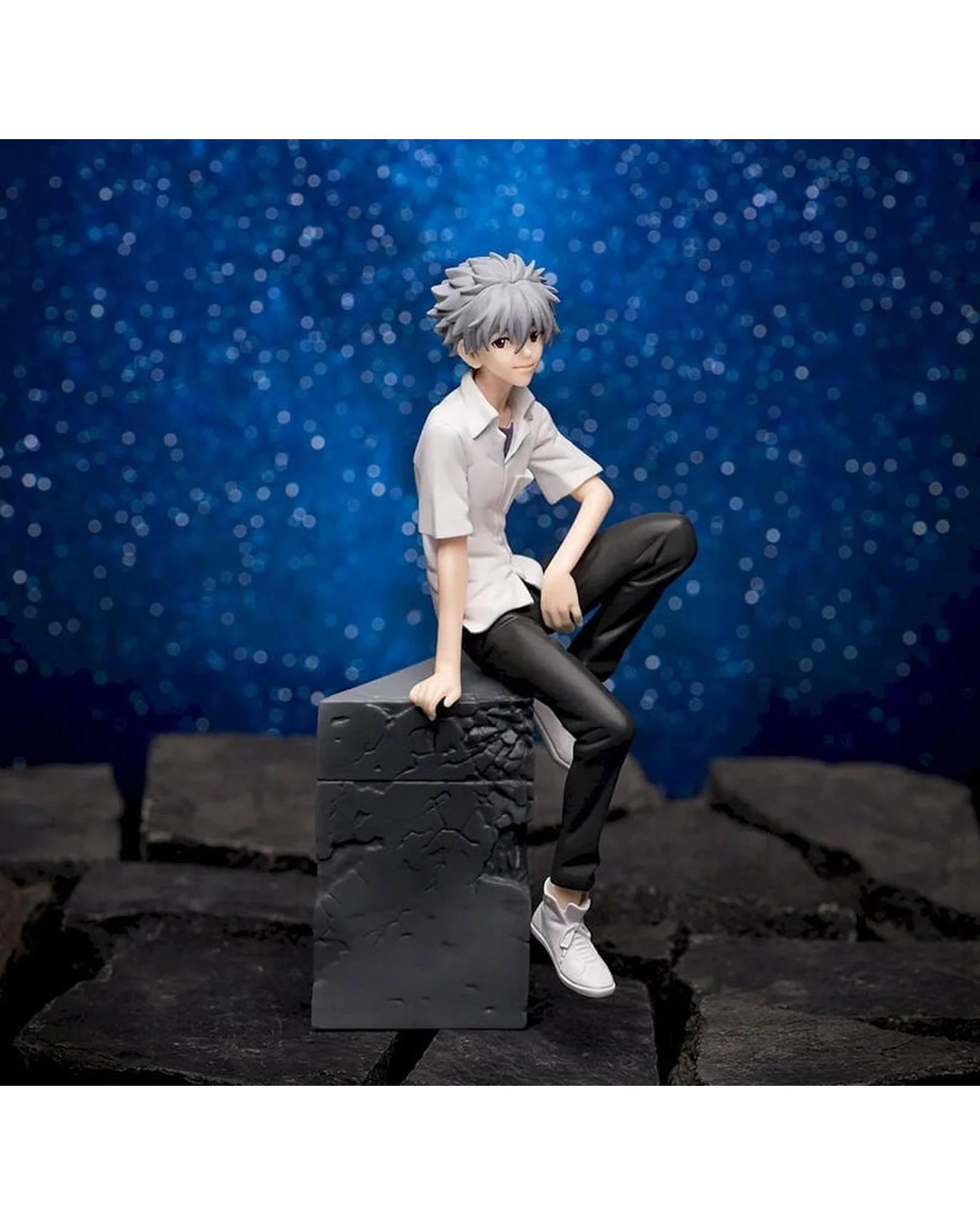 2 SEGA Rebuild of Evangelion Vignetteum New Theatrical Edition Shinji and Kaworu Kaworu Version Figure, 2 of 4