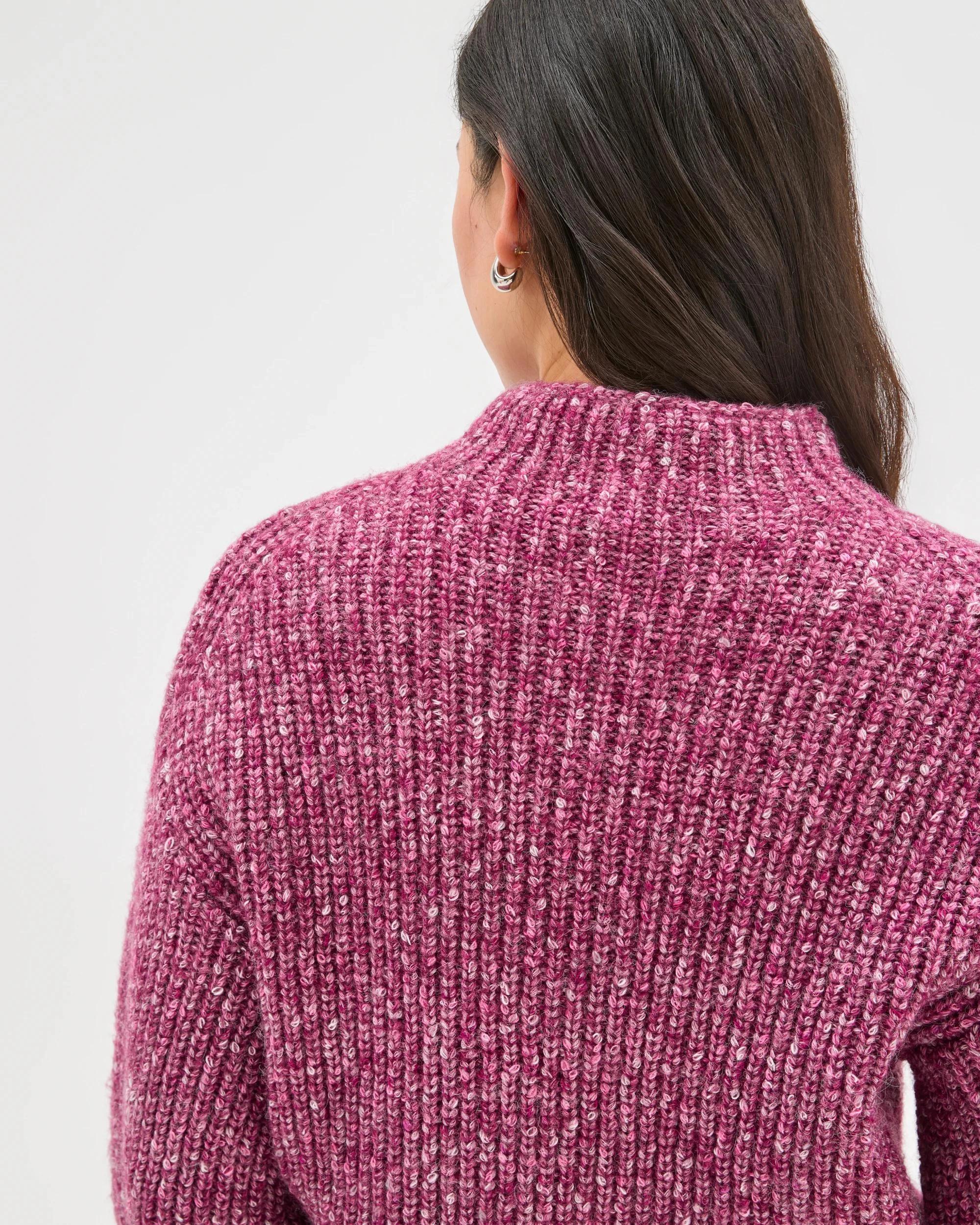 4 Target Woman Twist Yarn High Neck Jumper BOYSENBERRY TWIST, 4 of 6