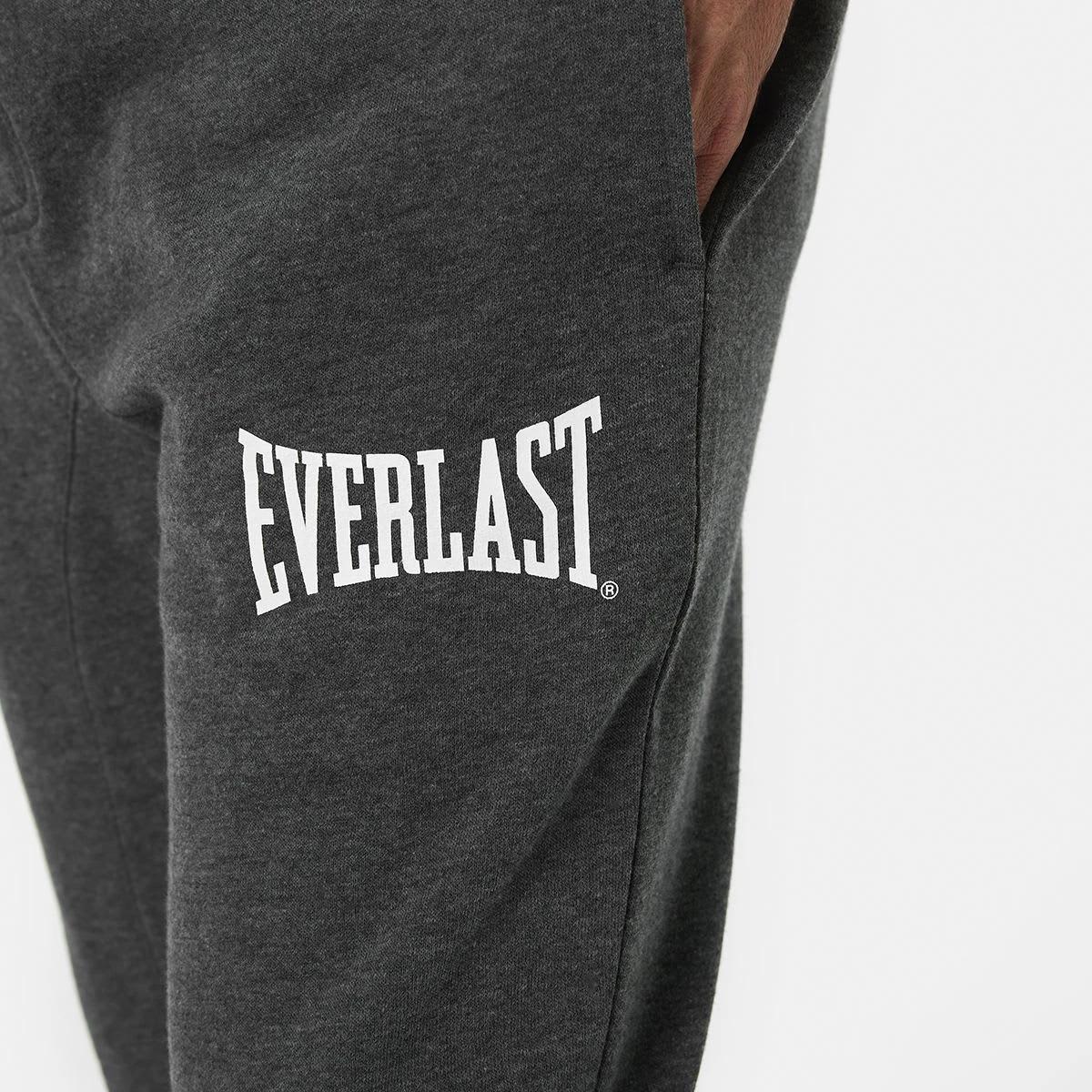 5 Everlast Mens Slim Trackpants Charcoal, 5 of 5
