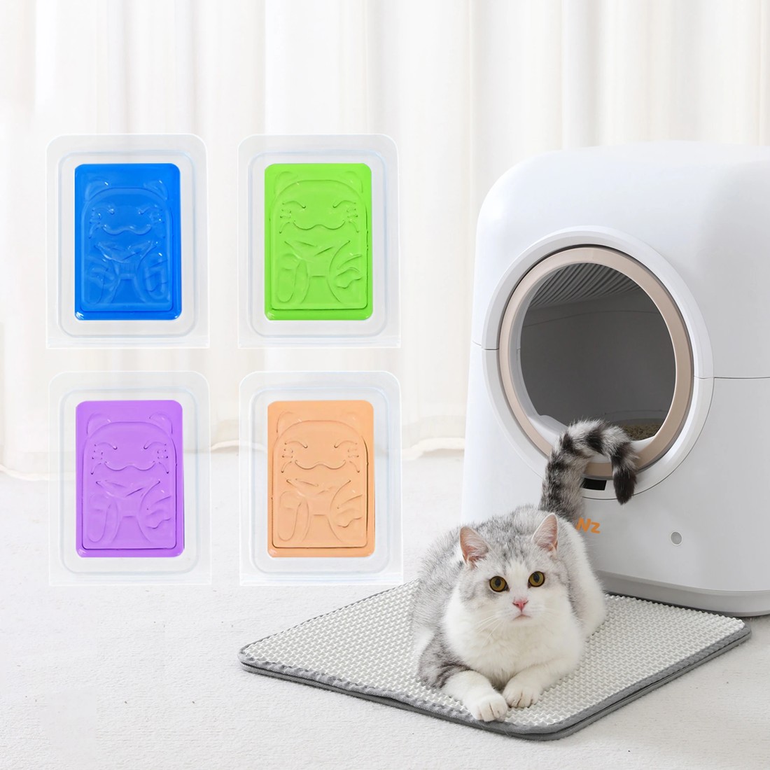 7 Pawz 12x Cat Litter Deodoriser Fresh Scent Pad, 7 of 7