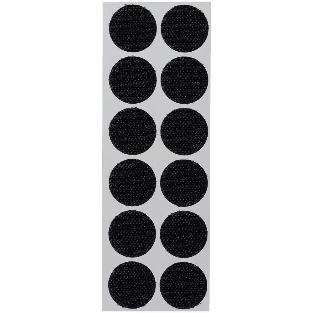 3 J.Burrows Hook & Loop Heavy Duty Adhesive Dots 22mm 12PK, 3 of 3