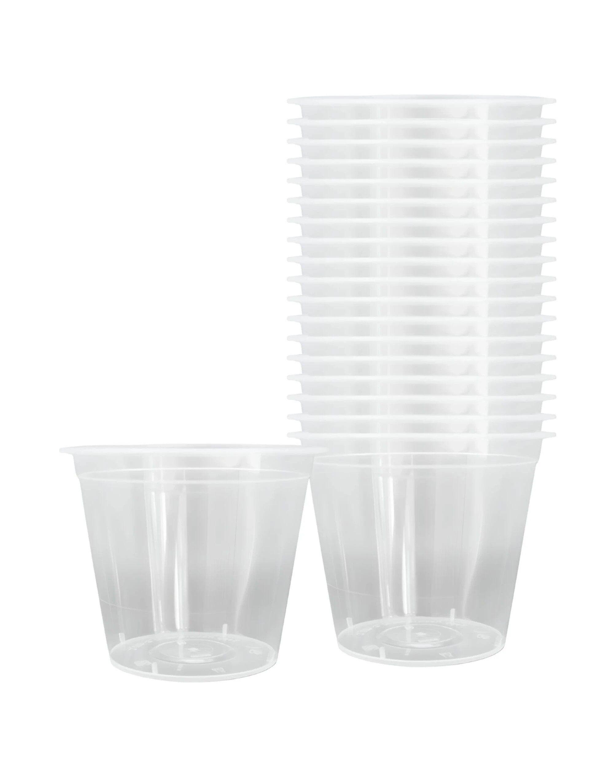 1 Partyware Everyday Home Frosted Reusable Cups 275ml Pack of 25 - Clear, 1 of 4