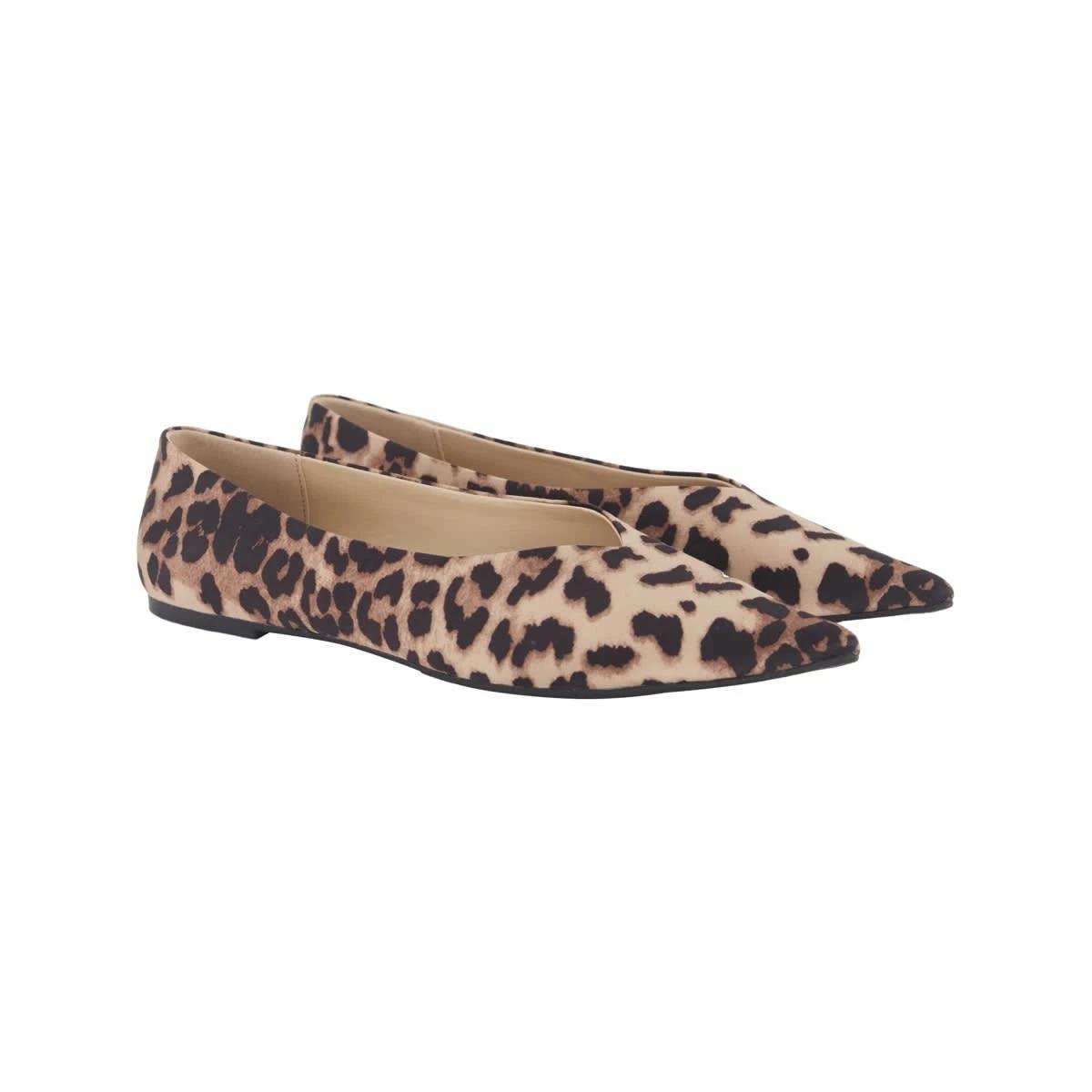 3 Pointed Toe Flats Lt Leopard, 3 of 3