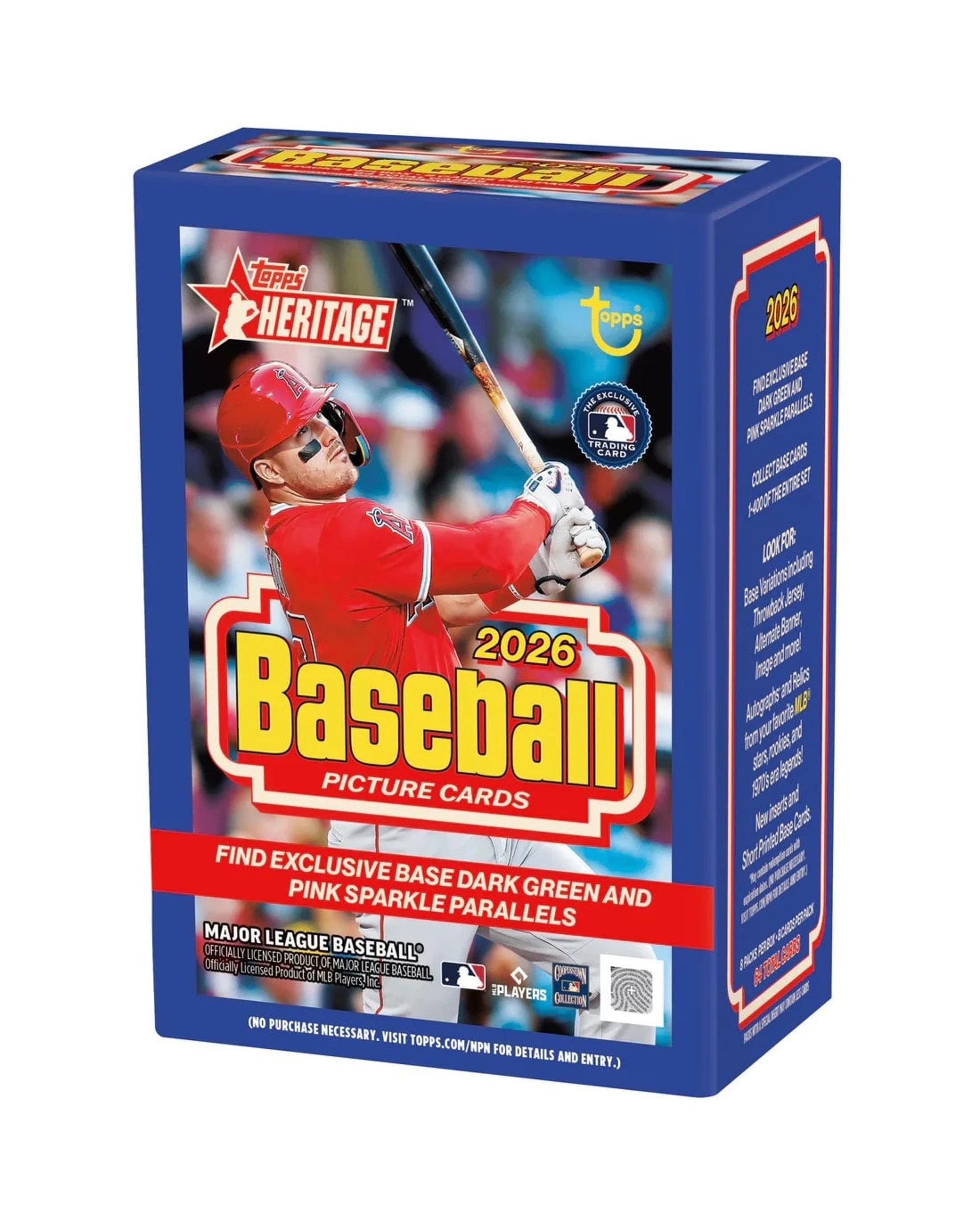 1 Topps 2026 MLB Baseball Heritage Blaster Box, 1 of 10
