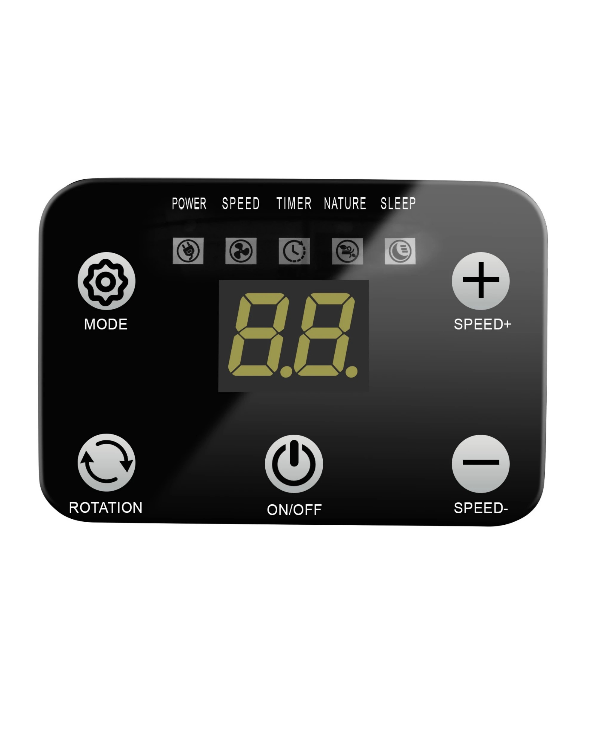 6 Advwin Bladeless Cooling Heating Fan Combo with HEPA Air Purifier Remote LED Touch Control, 6 of 7