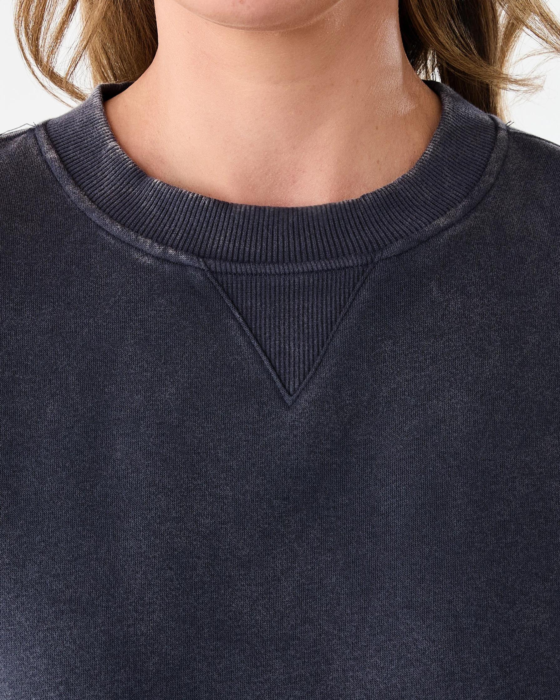 5 Washed Rib Insert Sweatshirt Ody Gry, 5 of 8