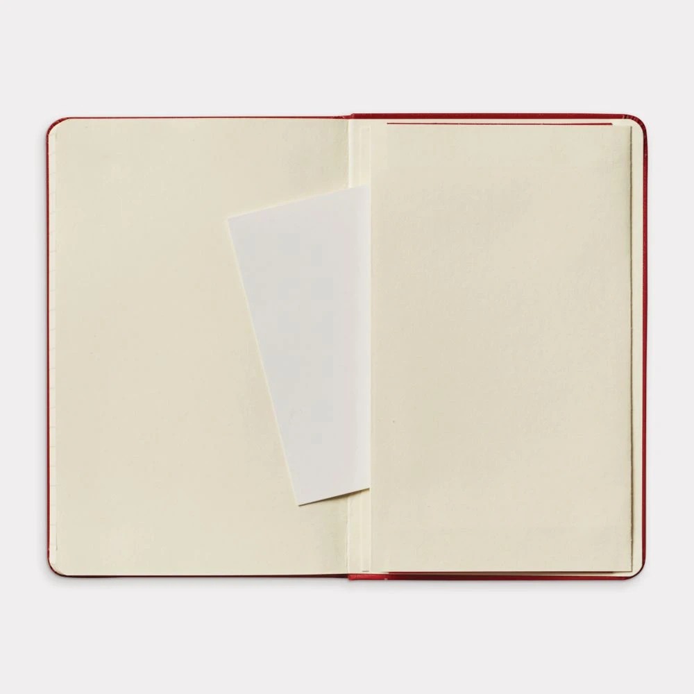 3 Moleskine Classic Hard Cover Ruled Pocket Notebook Red, 3 of 5