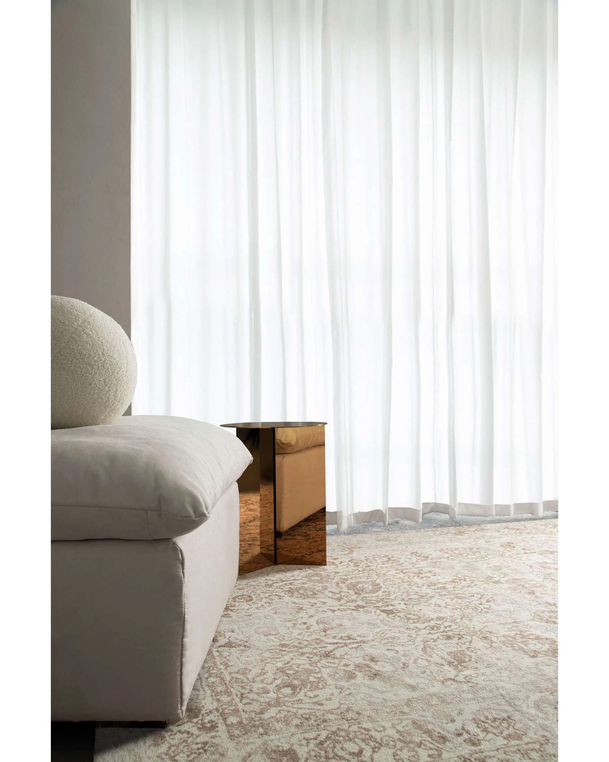 7 Loopsie Jaya Floral Washable Rug-180cm x 120cm - White, 7 of 7