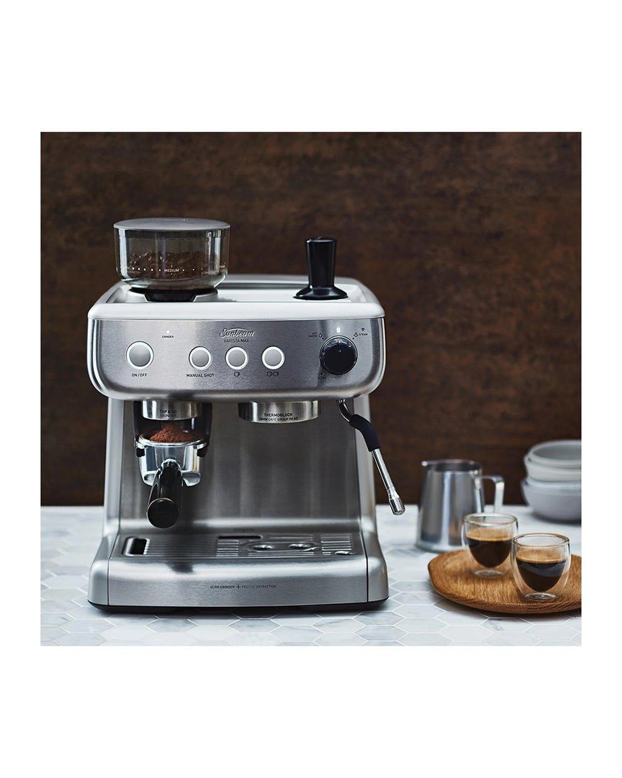 9 Sunbeam Barista Max Espresso Machine - Silver - STAINLESS STEEL, 9 of 9