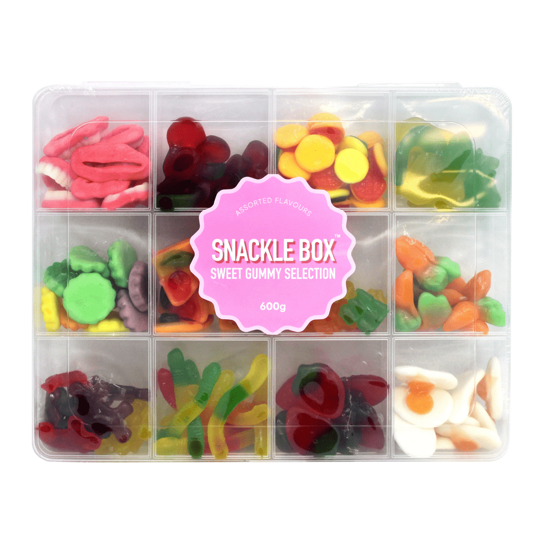 1 Snackle Box Sweet Gummy Selection 600g, 1 of 2