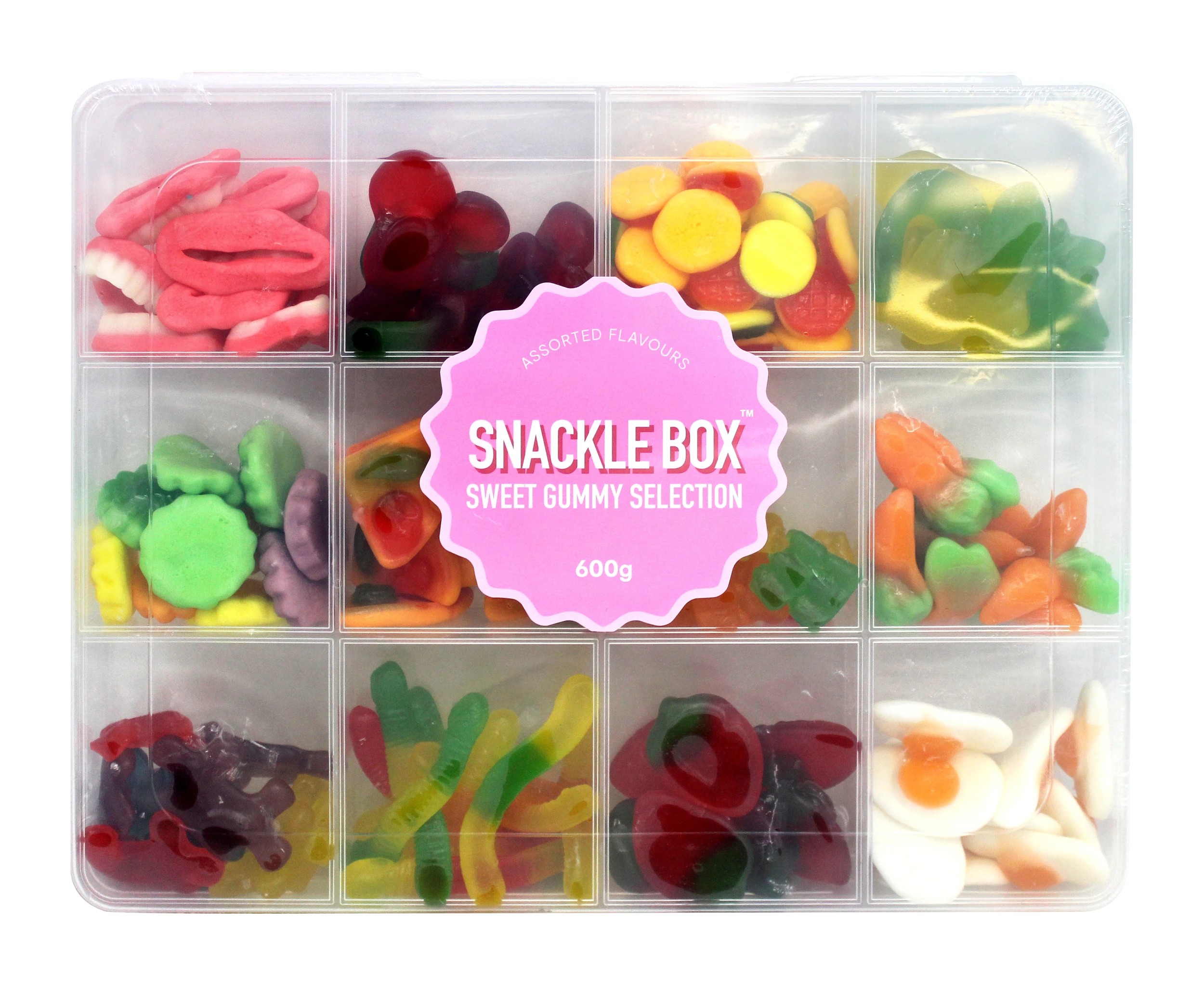 1 Snackle Box Sweet Gummy Selection 600g, 1 of 3