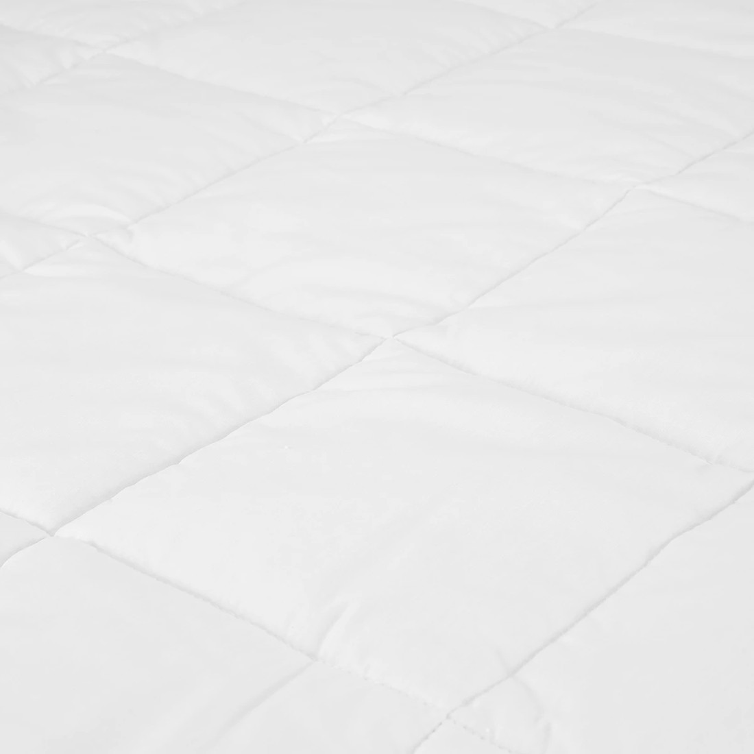 4 Medium Warmth All Seasons Wool Quilt - Queen Bed, White, 4 of 4