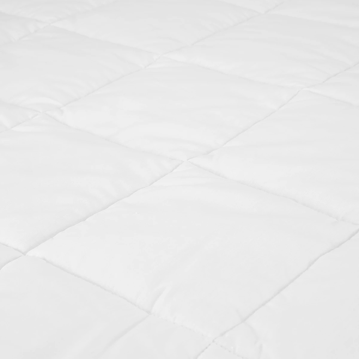 3 Medium Warmth All Seasons Wool Quilt - Queen Bed, White, 3 of 3