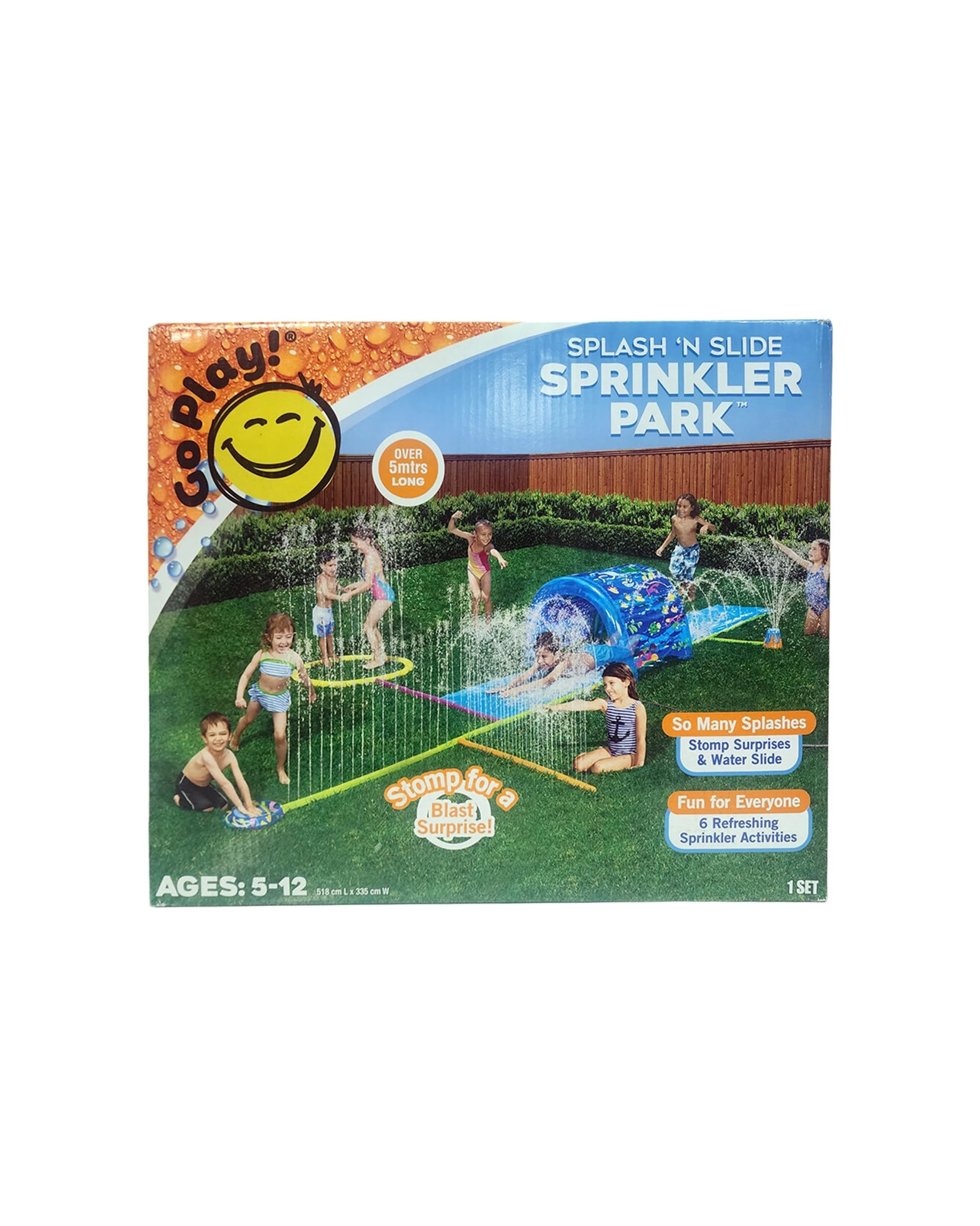 2 Go Play Splash N Slide Inflatable Sprinkler Park With Water Volcano Ages 5 To 12 - Multi, 2 of 4
