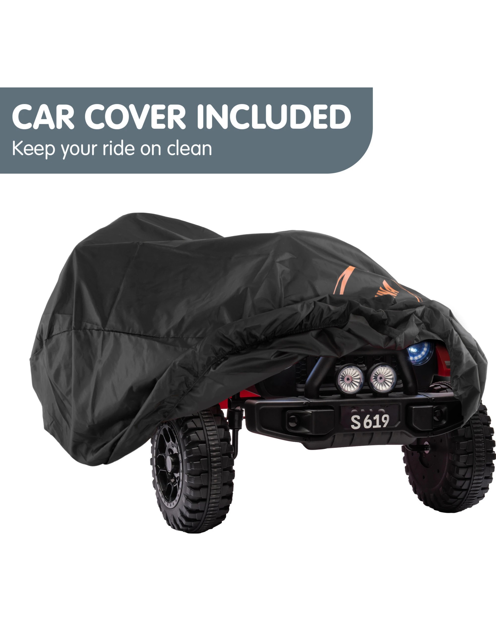 3 Kahuna S619 Gravity Kids Electric Ride On Car - Red, 3 of 10